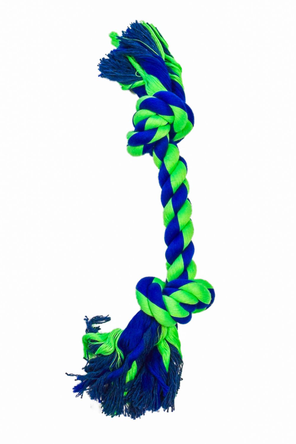 Durable 2 Knot Rope Dog Chew Toy for Aggressive Chewers - Interactive Tug of War Game for Large & Small Dogs - Perfect for Indoor & Outdoor Playtime