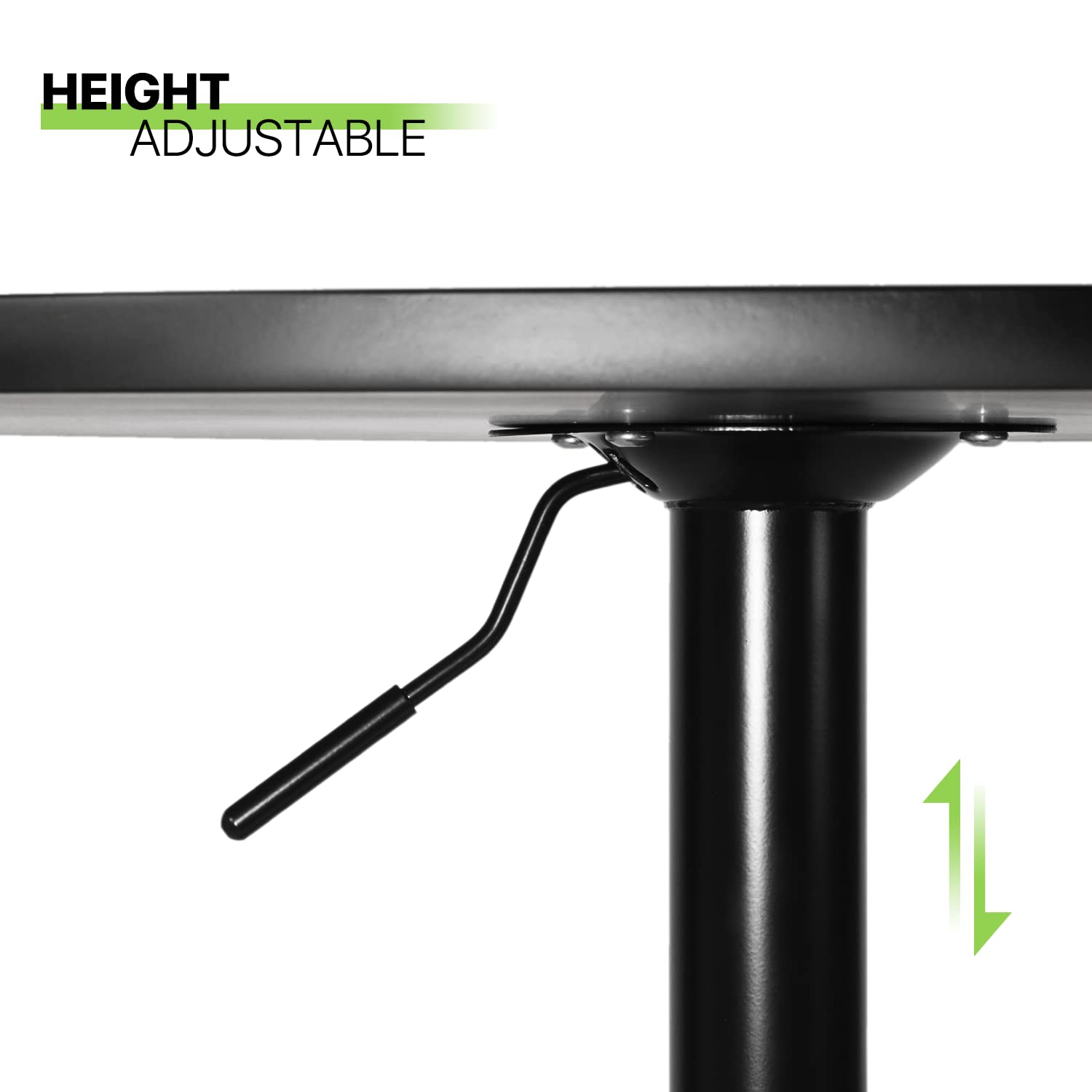 Magshion 31 Inch Adjustable Height Round Bar Table (26