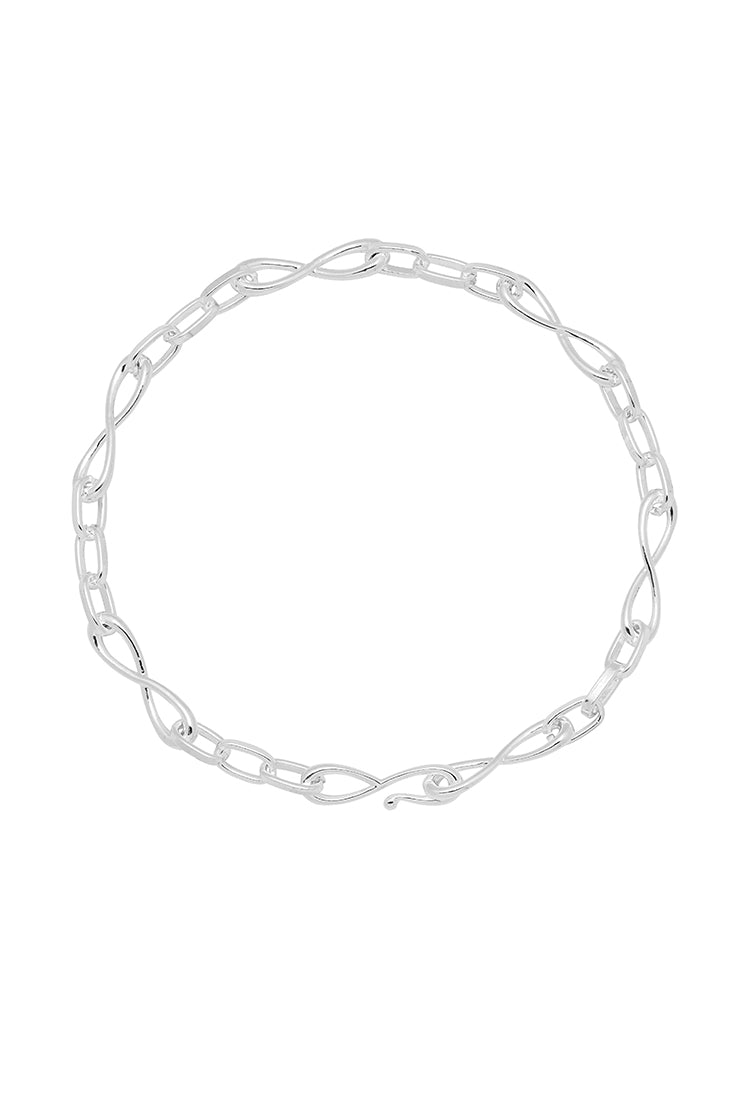 Infinity Chain Bracelet for Women - Elegant Stainless Steel Adjustable Link Bracelet - Perfect for Everyday Wear, Gifts & Special Occasions