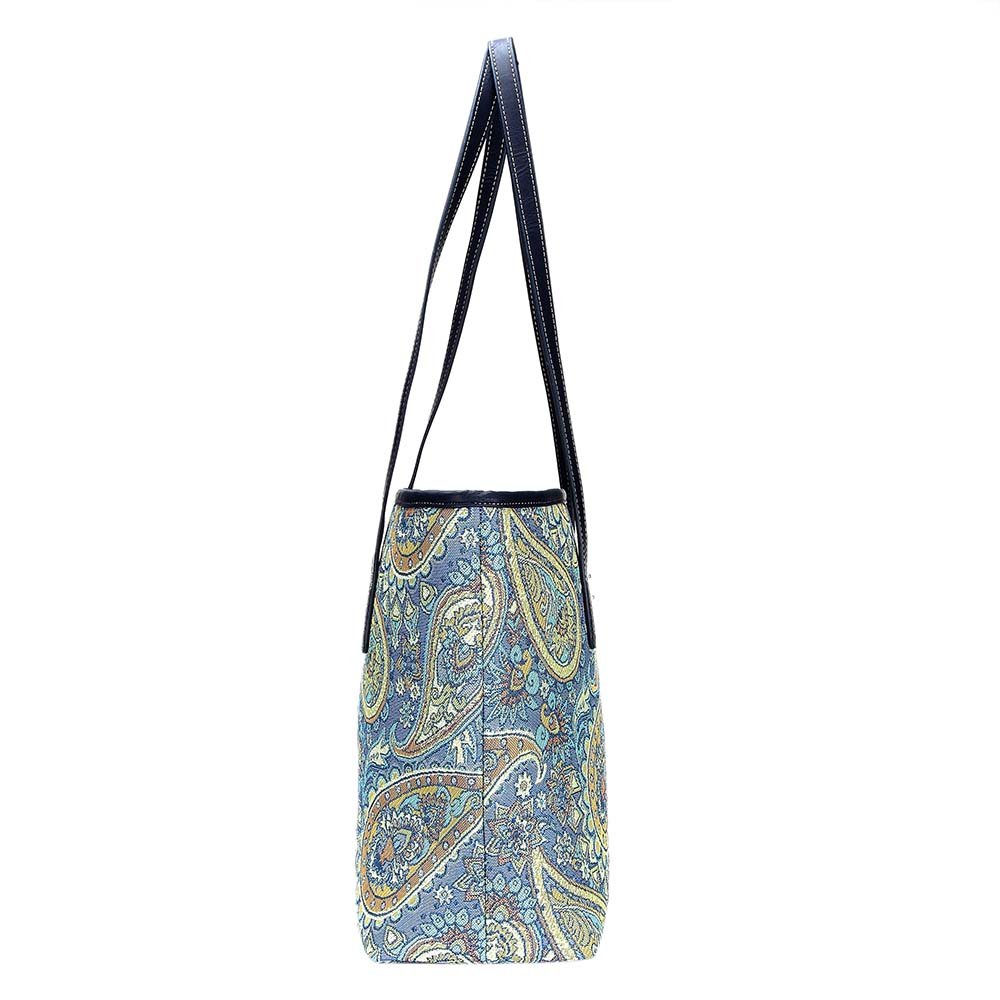 Signare Women's Tapestry Shoulder Tote Bag - Stylish & Durable Handbag for Work, Travel & Daily Use | Perfect Office Commute, Beach Day & Shopping Companion