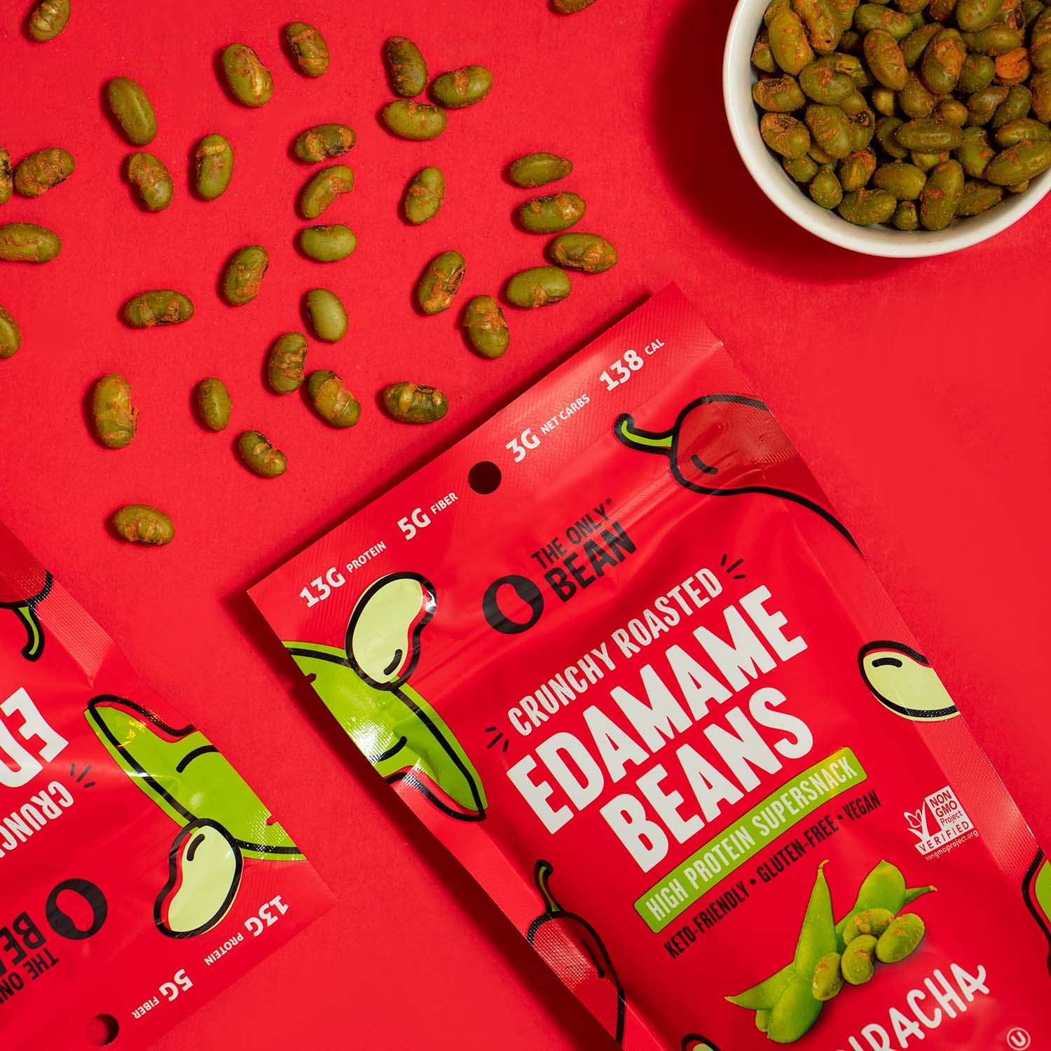 Crunchy Dry Roasted Edamame Beans Variety Pack - Low Carb Keto Snacks for Adults & Kids - High Protein Fiber Healthy Snack - Diabetic & Weight Loss Friendly - 4oz (3 Pack) - Perfect for Office, School & On-the-Go Snacking