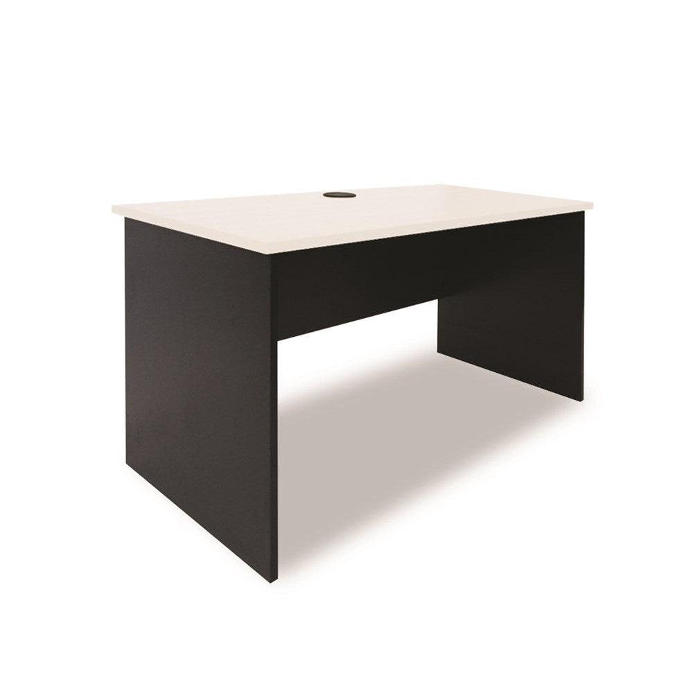 Mobel Sonic Straight Desk - Modern Minimalist Writing Desk for Home Office, Study & Workspace - Perfect for Small Spaces & Productivity
