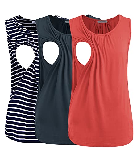 Dark Grey-orange-navy Stripe(3 Packs)