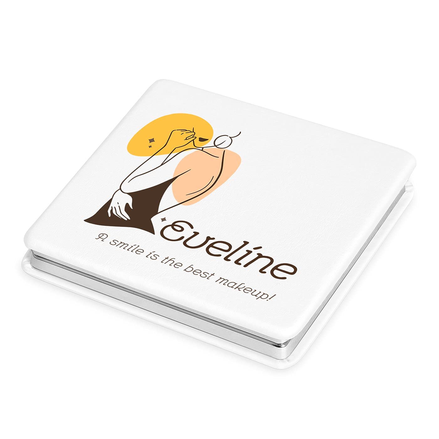 Personalized Snow White Compact Mirror - Travel Size for Women & Girls - Birthday Gift & Bag Accessory