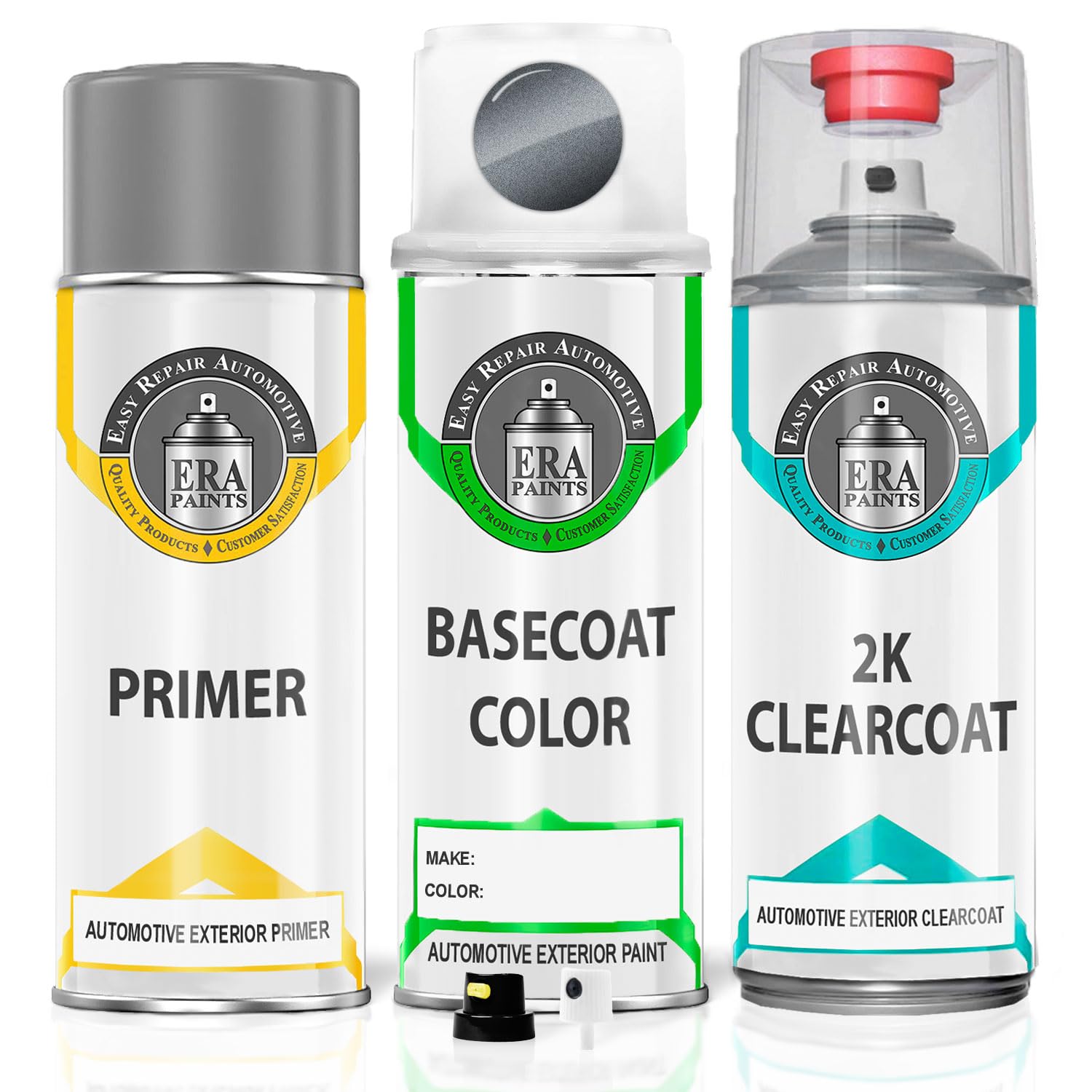 ERA Paints TG6 - London Gray Metallic Touch Up Paint Spray for Genesis Vehicles | 2K Premium Automotive Paint Kit | Perfect for Scratches, Chips & Dents Repair