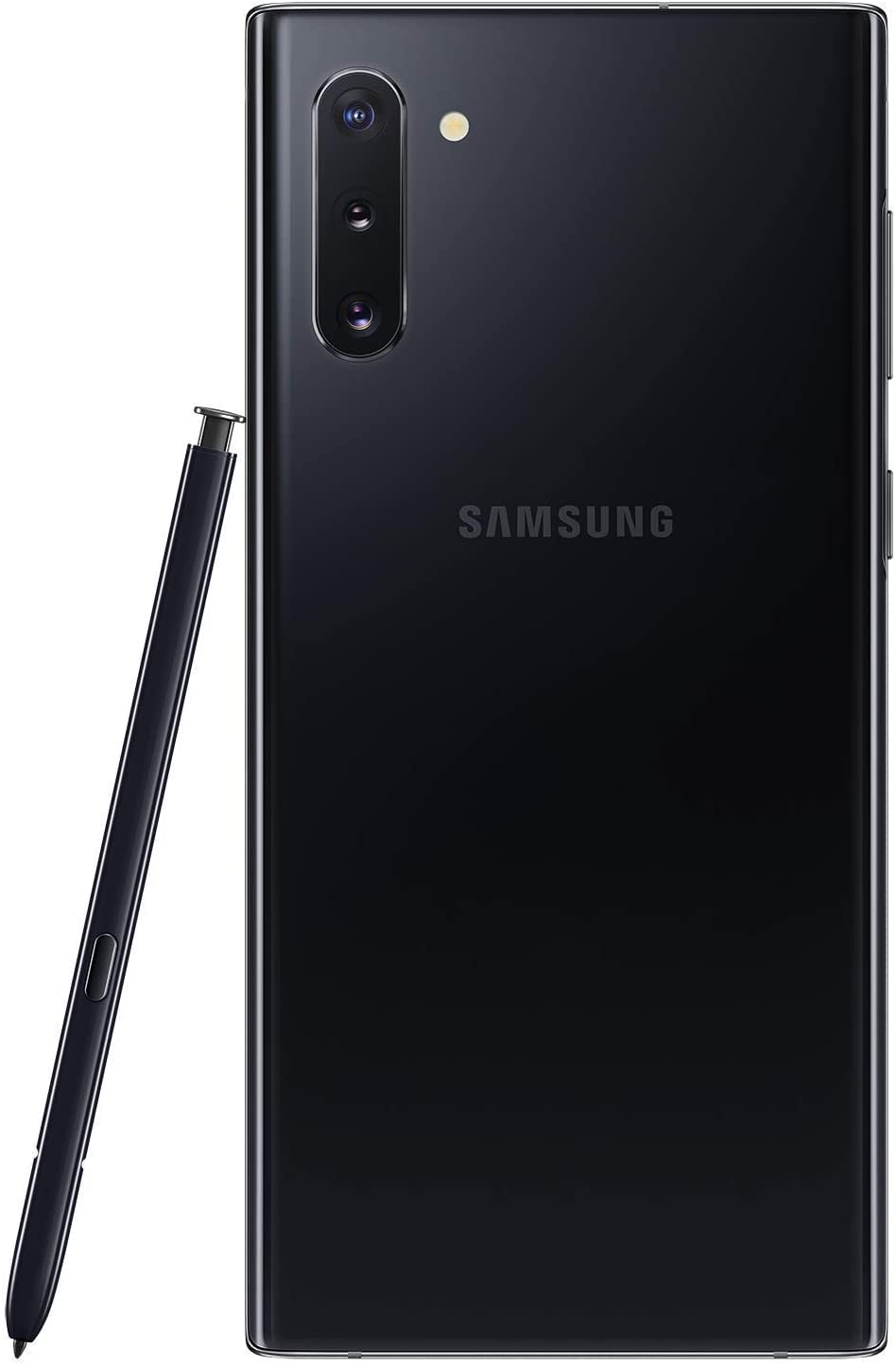 Samsung Galaxy Note 10 Unlocked Smartphone 256GB Aura Black - Certified Renewed | Premium Android Phone for Business, Gaming & Productivity