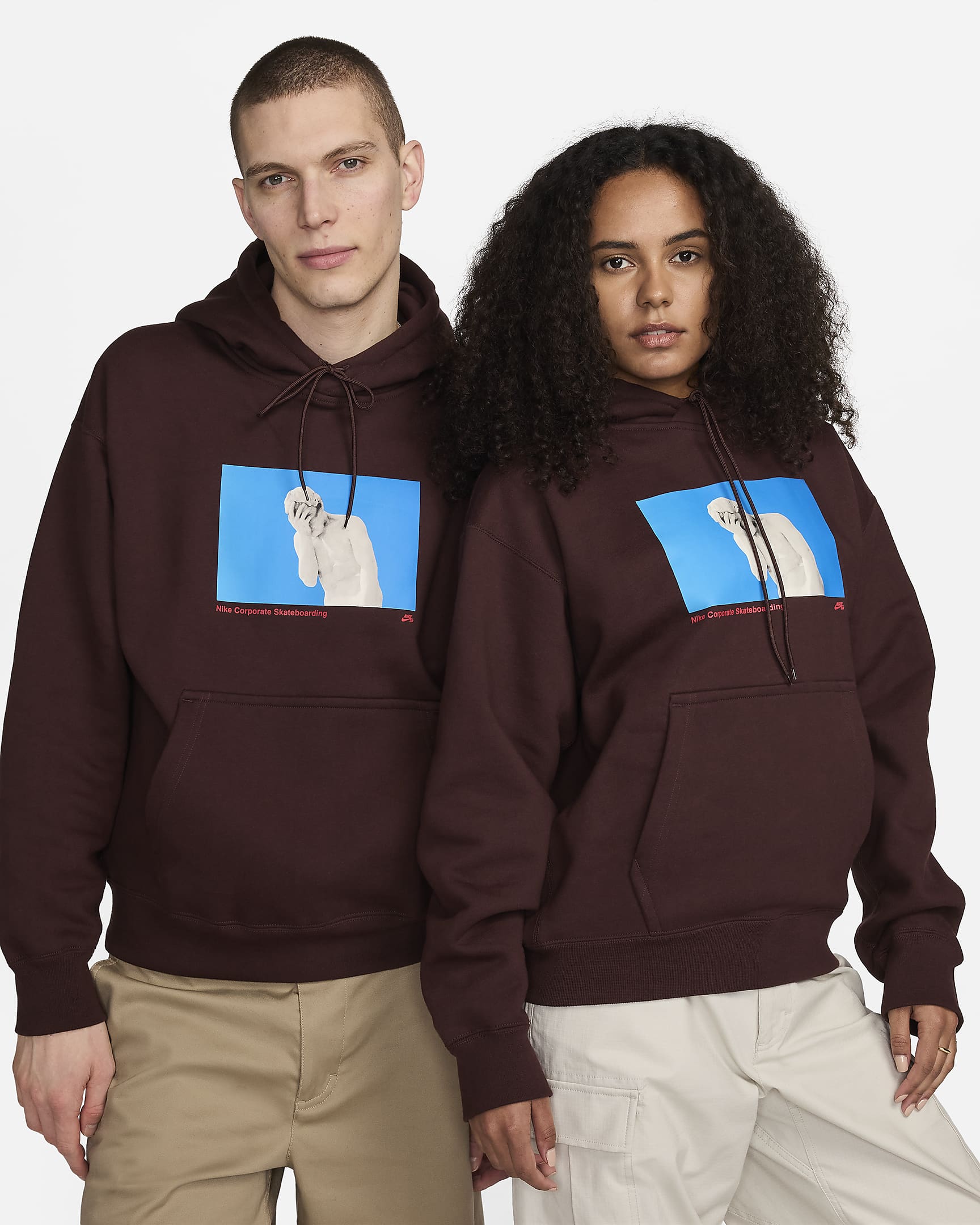 Nike SB City of Love Hoodie - Earth Tone Skateboarding Sweatshirt for Men & Women | Casual Streetwear, Winter Comfort, Urban Fashion