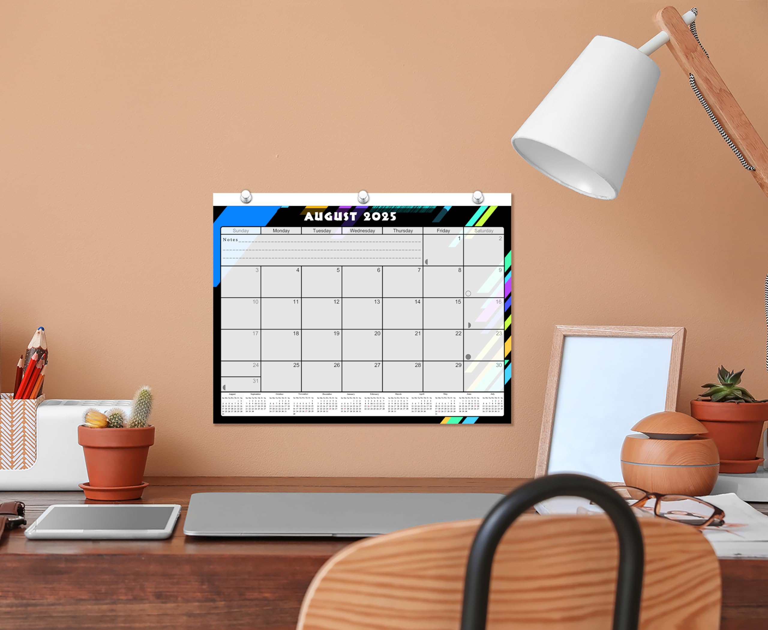 2025-2026 Student Academic Planner | 12-Month College Calendar for 3-Ring Binder, Desk or Wall Organization | School & Office Supplies | Perfect for Homework Tracking & Exam Scheduling | Made in USA (Edition #012)
