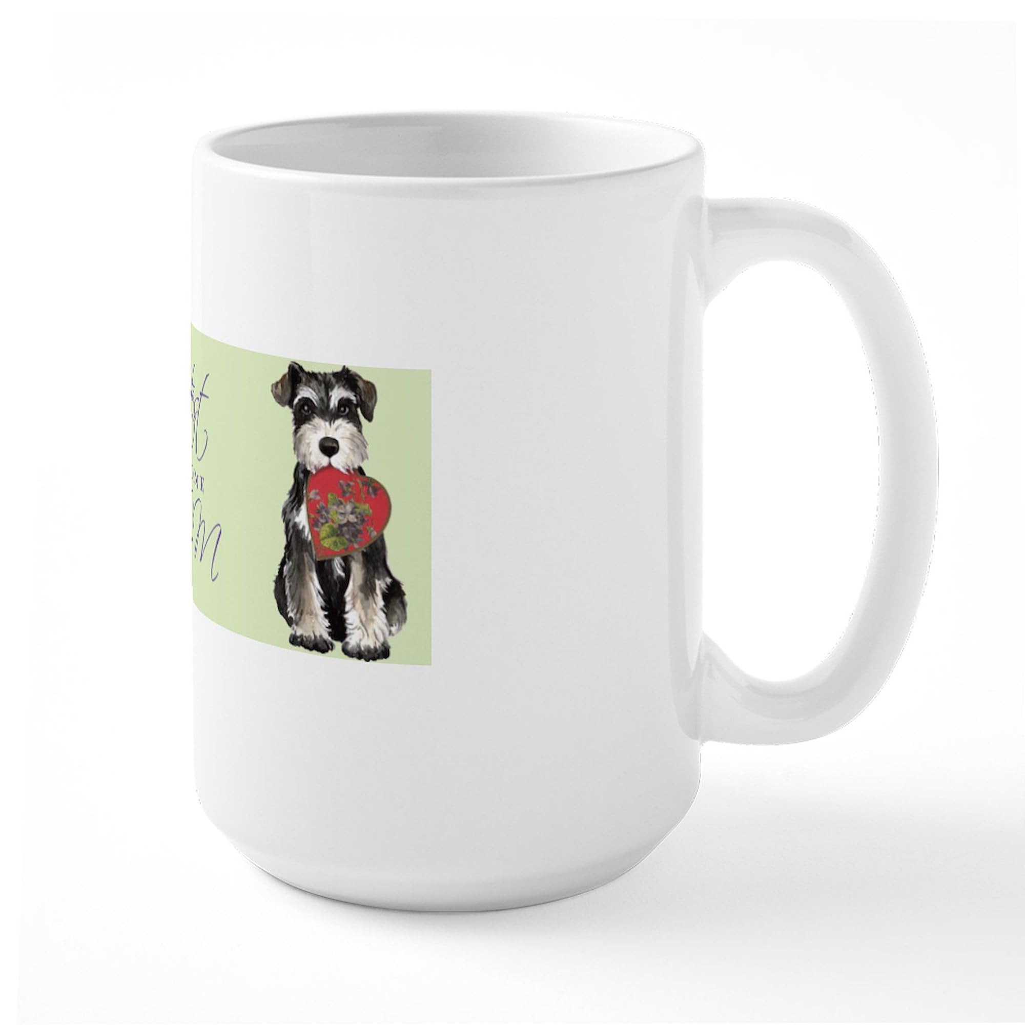 CafePress Minsch Mom Mug - 15 oz (444 ml) Large Ceramic Coffee Cup for Tea & Hot Drinks - Perfect Gift for Mother's Day, Birthday & Everyday Use