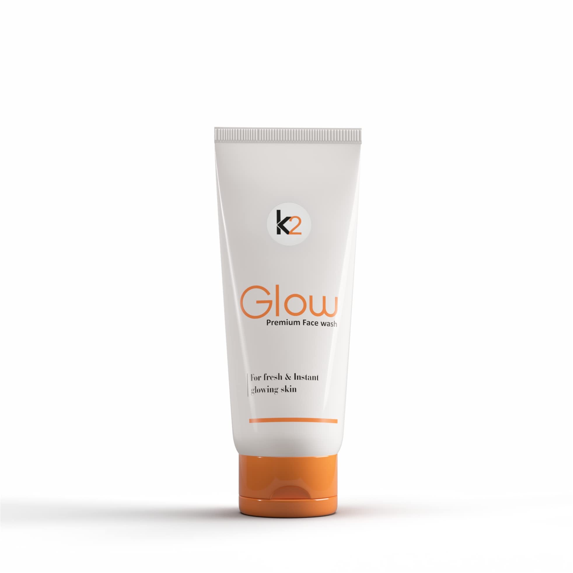 K2 Glow Premium Face Wash for Instant Fairness, Bright & Glowing Skin - All Skin Types - Paraben-Free 100g - Perfect for Daily Skincare & Radiant Complexion