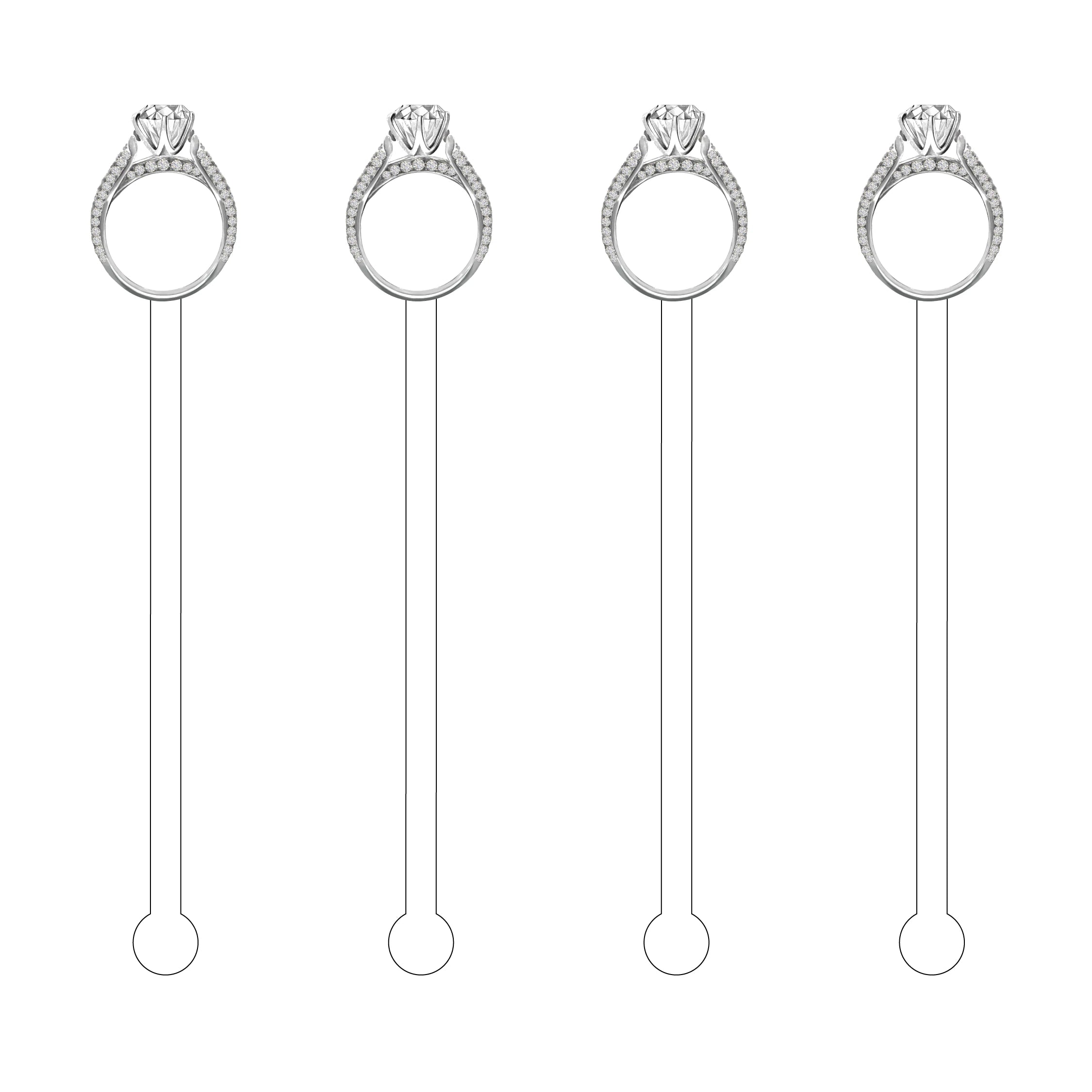 Premium Acrylic Stir Stick Sets - 10 Pack Non-Toxic Mixing Rods for Resin, Epoxy, Paint & Crafts - Perfect for DIY Projects, Art Studios & Home Laboratories