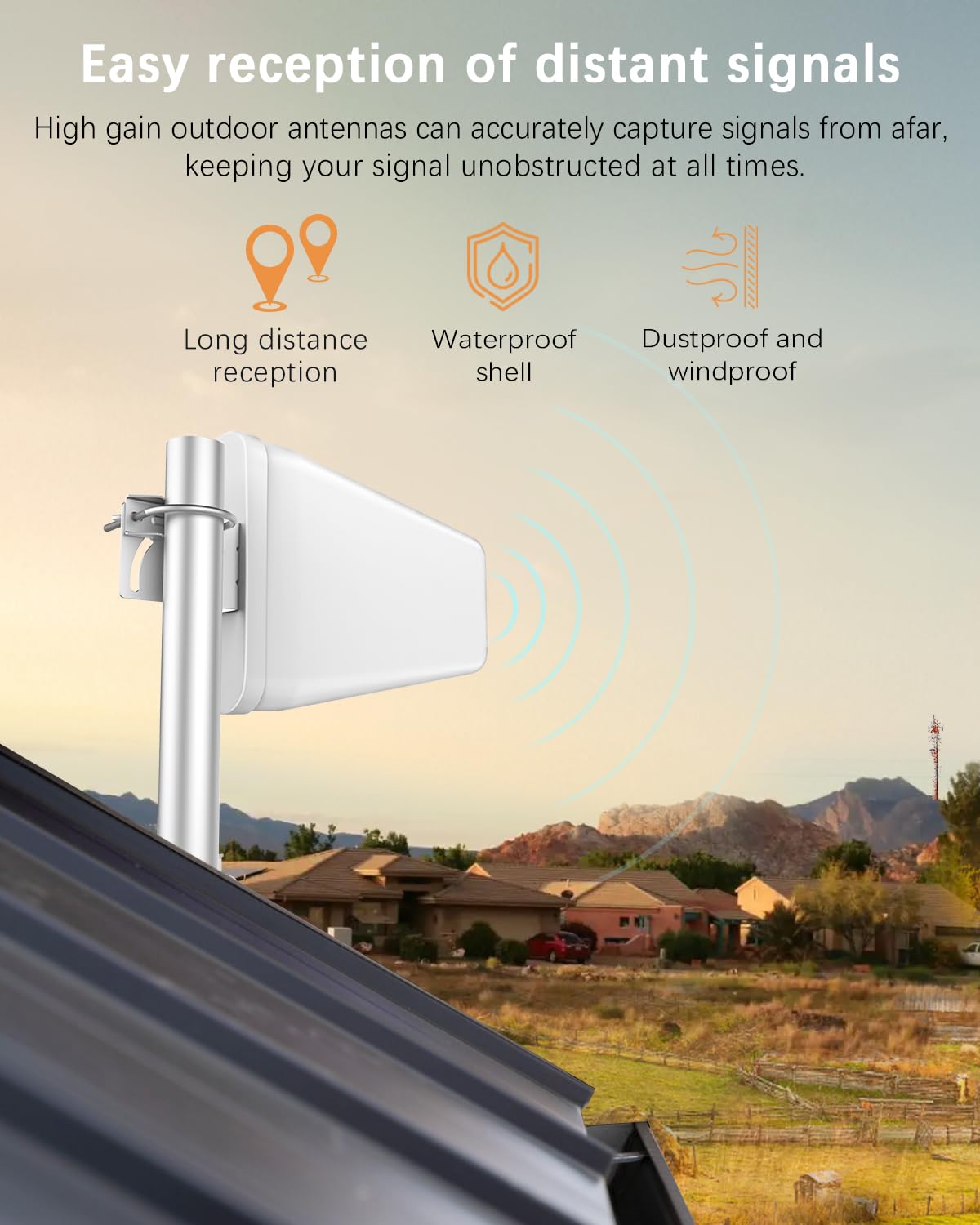 5G 4G LTE 3G GSM Cell Phone Signal Booster for Home - FCC Approved - Compatible with All U.S. Carriers (AT&T, Verizon, T-Mobile) - Supports Bands 2/4/5/12/13/17/25/30/66/71 - Perfect for Rural Areas, Basements & Office Buildings