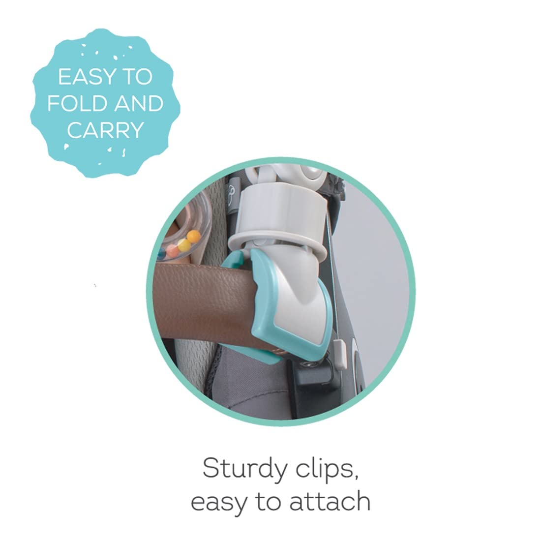 Taf Toys Savannah Adventures Baby Activity Arch with Sensory Toys for Newborns 3-6 Months - Stimulates Motor Skills & Sensory Development - Perfect for Strollers, Bassinets, and Cribs - Ideal for Tummy Time & Early Learning Play