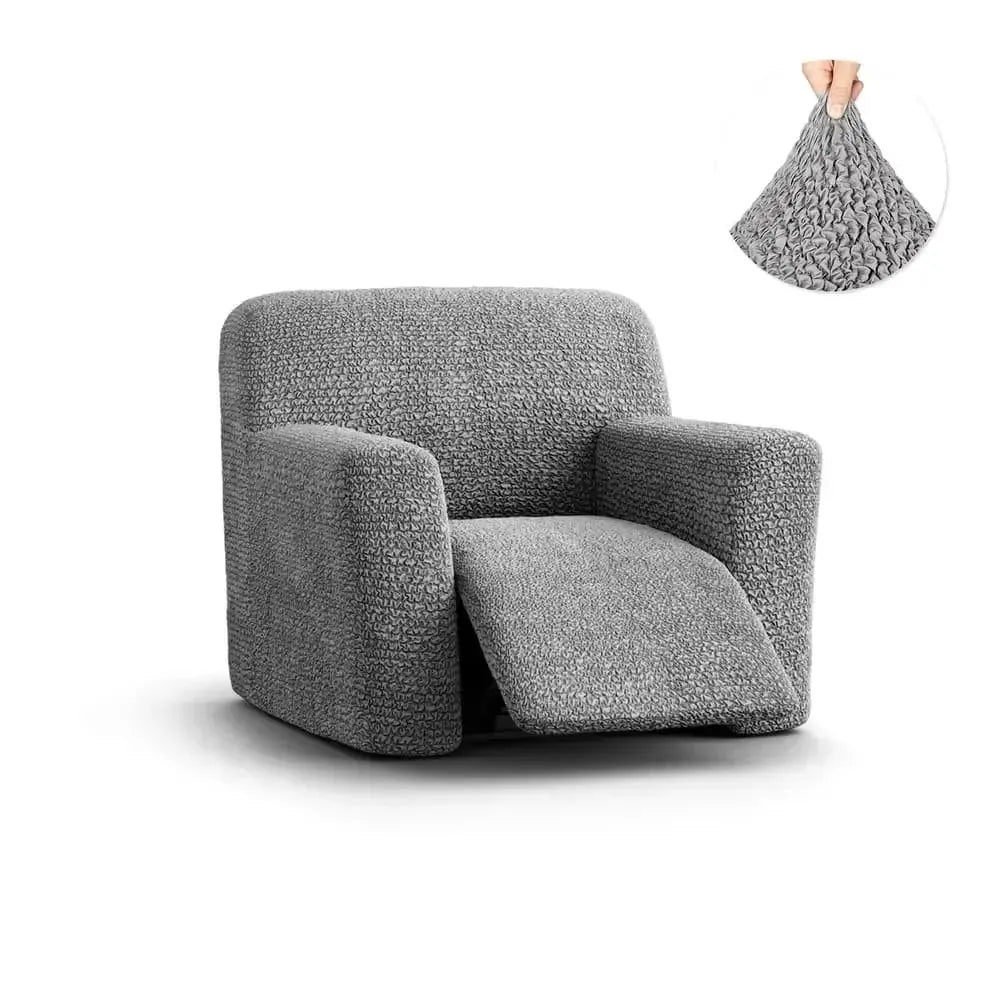 Microfiber Reclining Armchair Slipcover - Stretchable Furniture Protector for Living Room, Bedroom & Home Theater - Easy Wash Sofa Cover for Comfort & Style