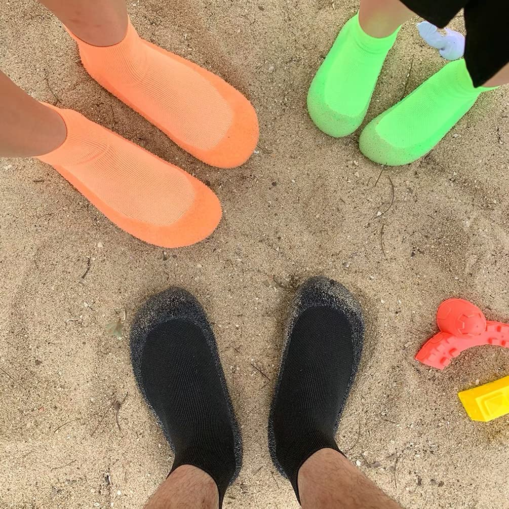 LitGreen Minimalist Barefoot Socks - Lightweight Gym & Yoga Shoes for Women & Men | Multi-Purpose Water Shoes with LED Lights | Perfect for Running, Travel & Beach Activities