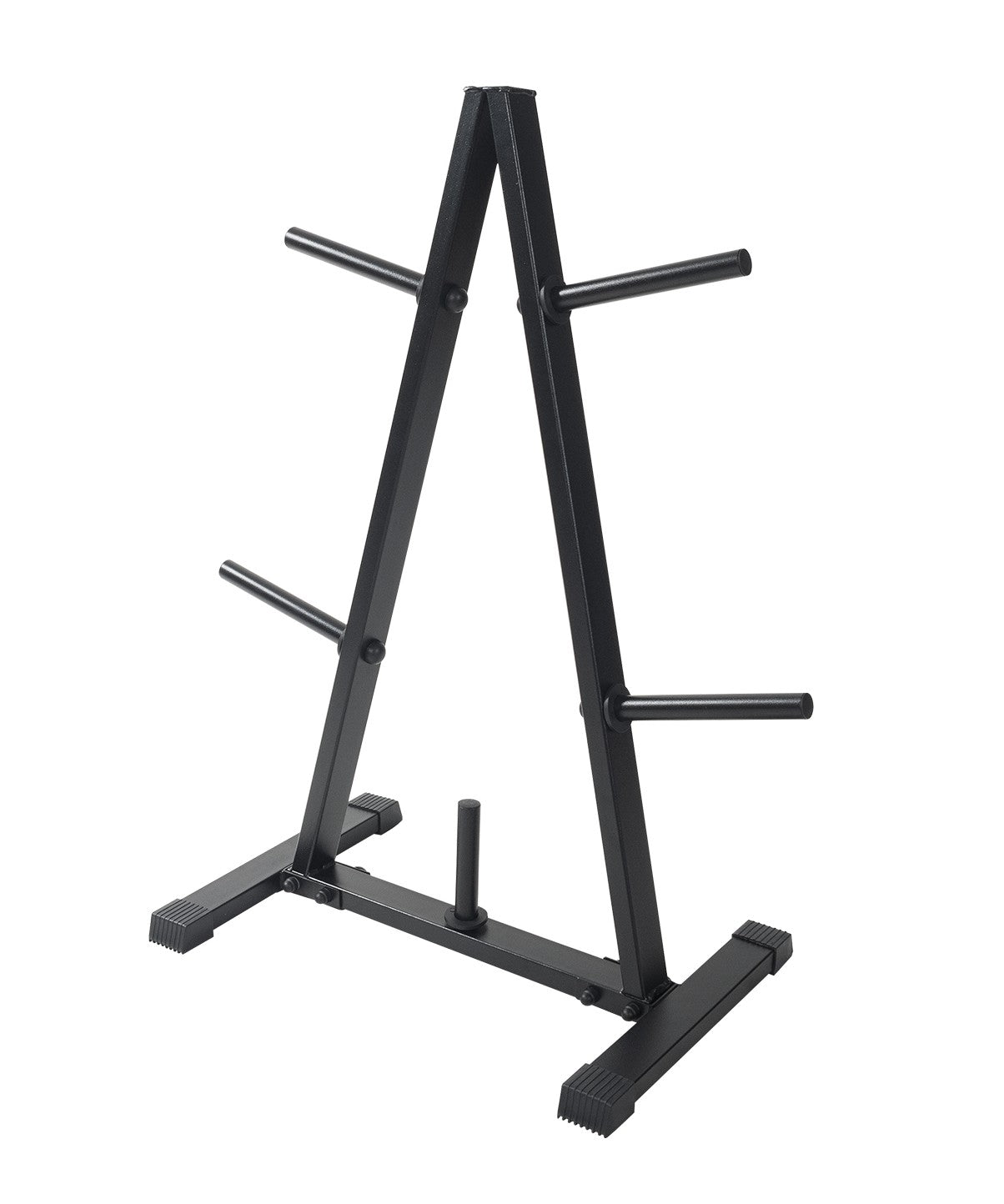 Olympic Weight Plate Storage Tree - Heavy Duty Barbell Plate Organizer Rack for Home Gym & CrossFit Training
