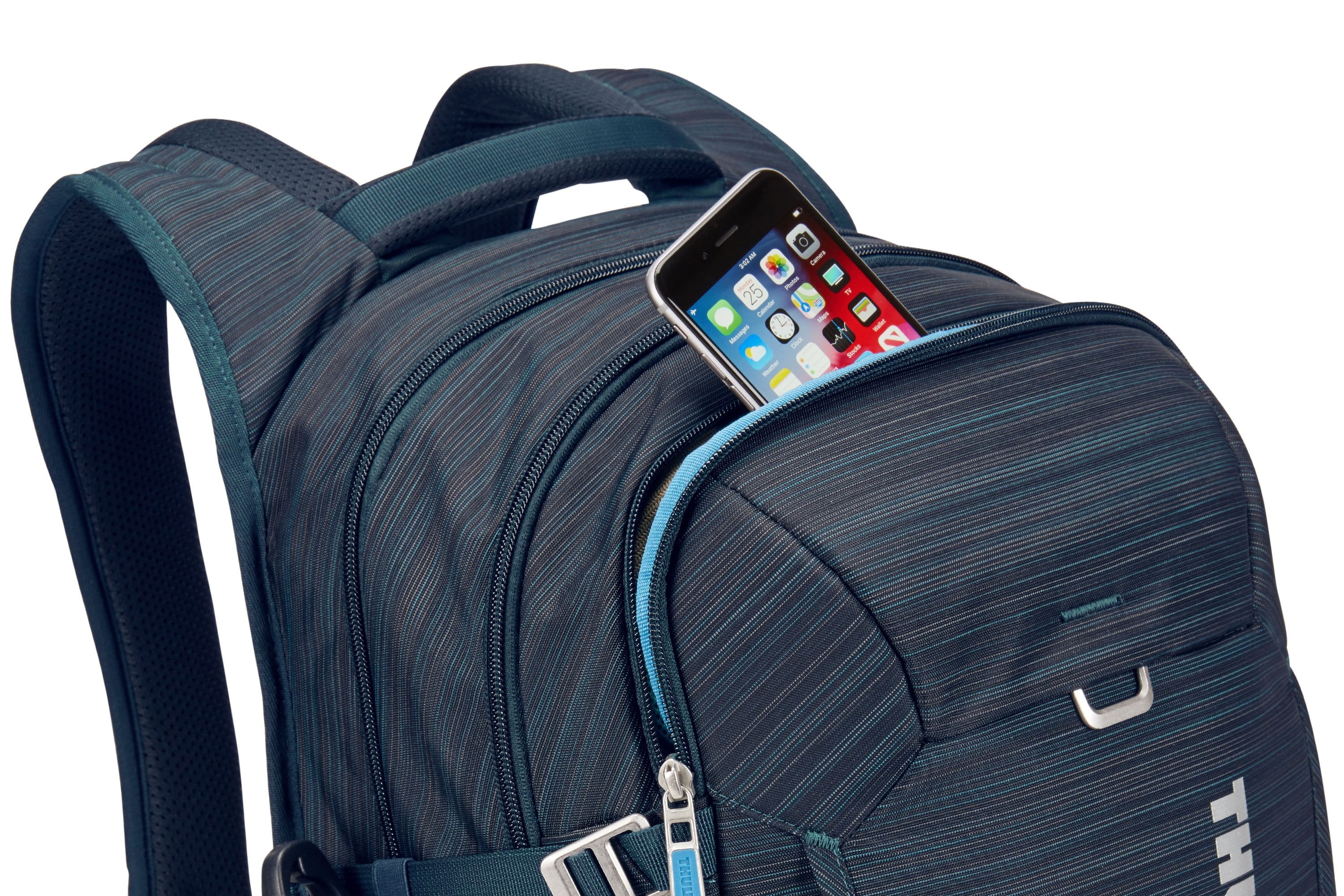 Thule Construct 28L Laptop Backpack - Carbon Blue | Water-Resistant Business Backpack for Work, Travel & Commuting | Fits 15