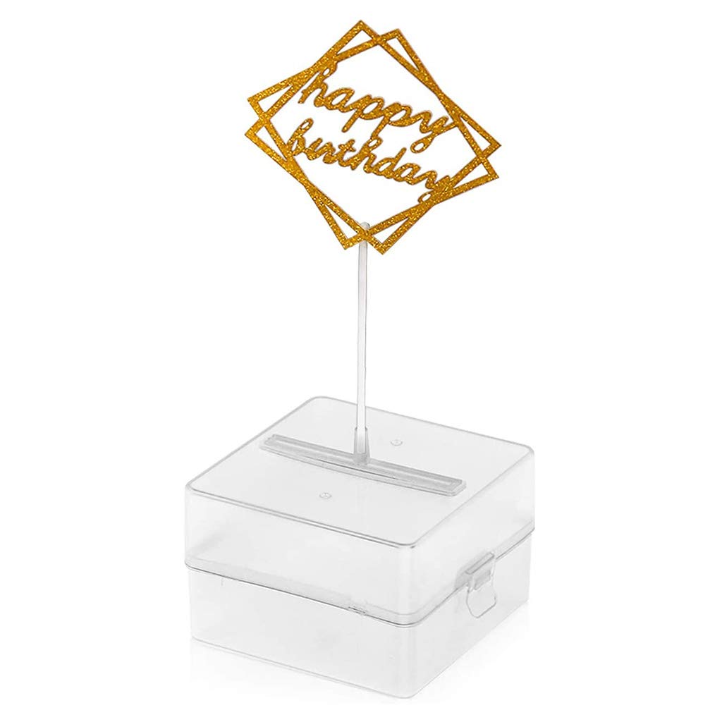Reusable Money Pull Box for Birthday Cakes - Clear Plastic Money Pulling Gift Box for Party Decorations & Celebrations | Perfect for Birthday Parties, Baby Showers & Wedding Cakes