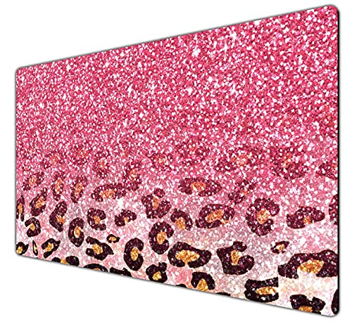 Cute Pink Glitter Leopard