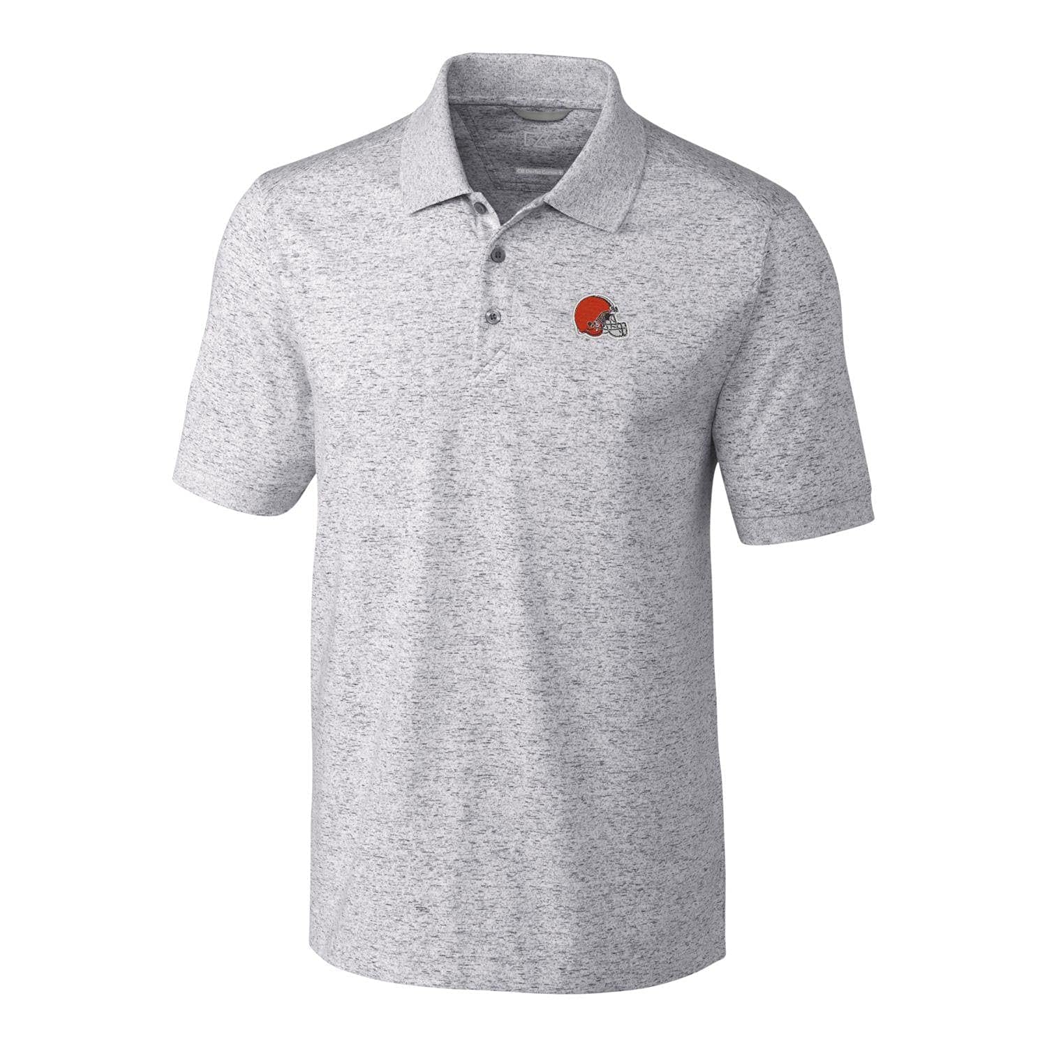 Cutter & Buck Men's NFL Big & Tall Logo Space Dye Advantage Polo Shirt - Official Licensed NFL Apparel for Men, Comfortable Performance Golf & Casual Wear