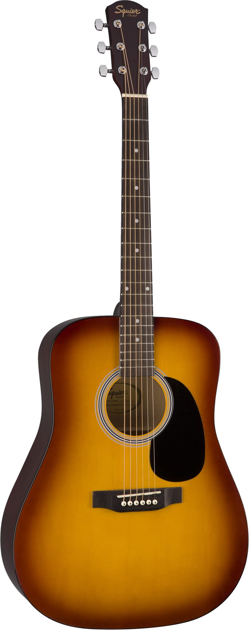 Fender FA-115 Dreadnought Acoustic Guitar Sunburst Bundle with Gig Bag, Tuner, Strings, Strap & Picks - Perfect for Beginners, Campfires & Live Performances