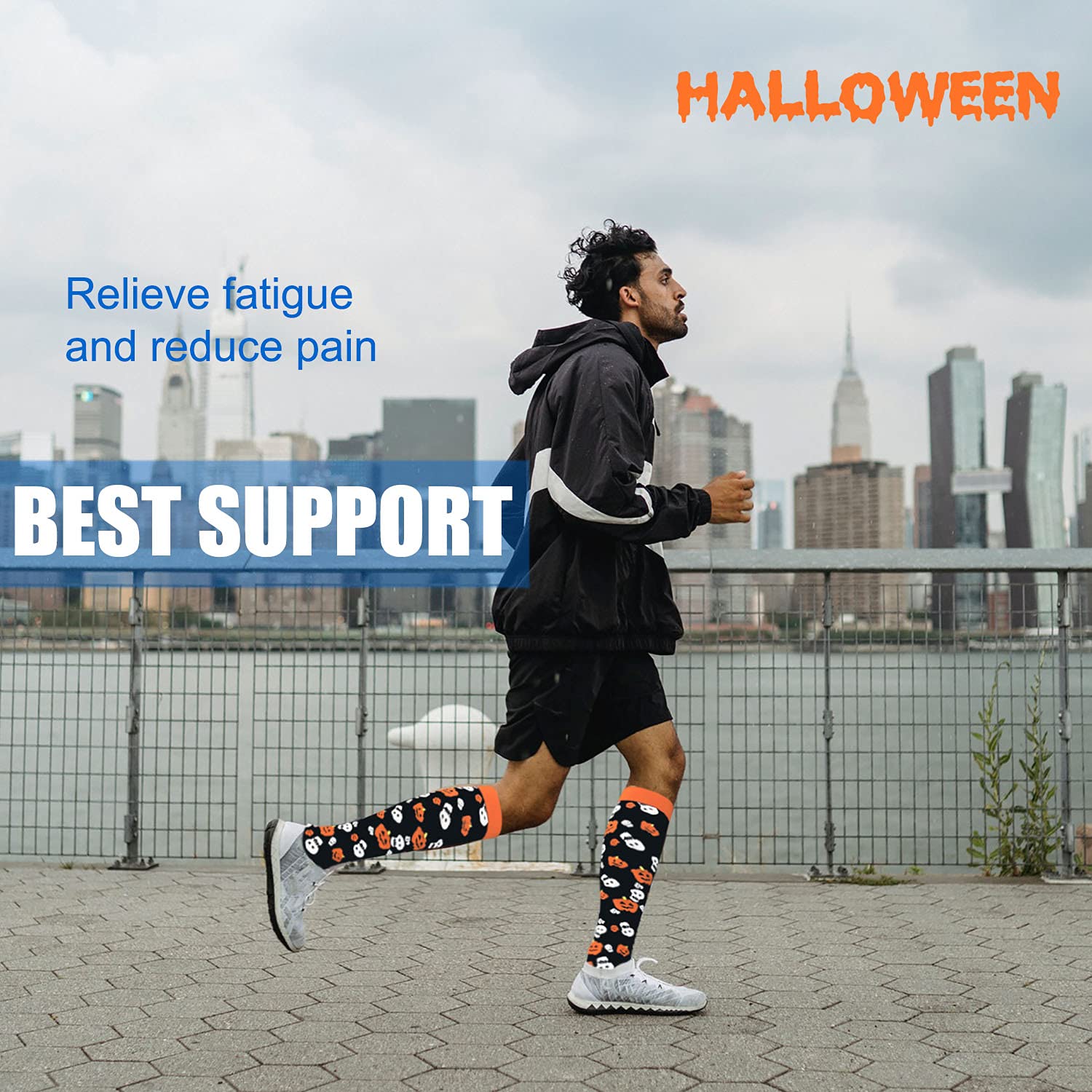 Aoliks Medical Compression Socks for Women & Men - Knee High Support Socks for Running, Nurses, Travel & Circulation - Perfect for Athletic Performance, Long Work Shifts & Airplane Flights