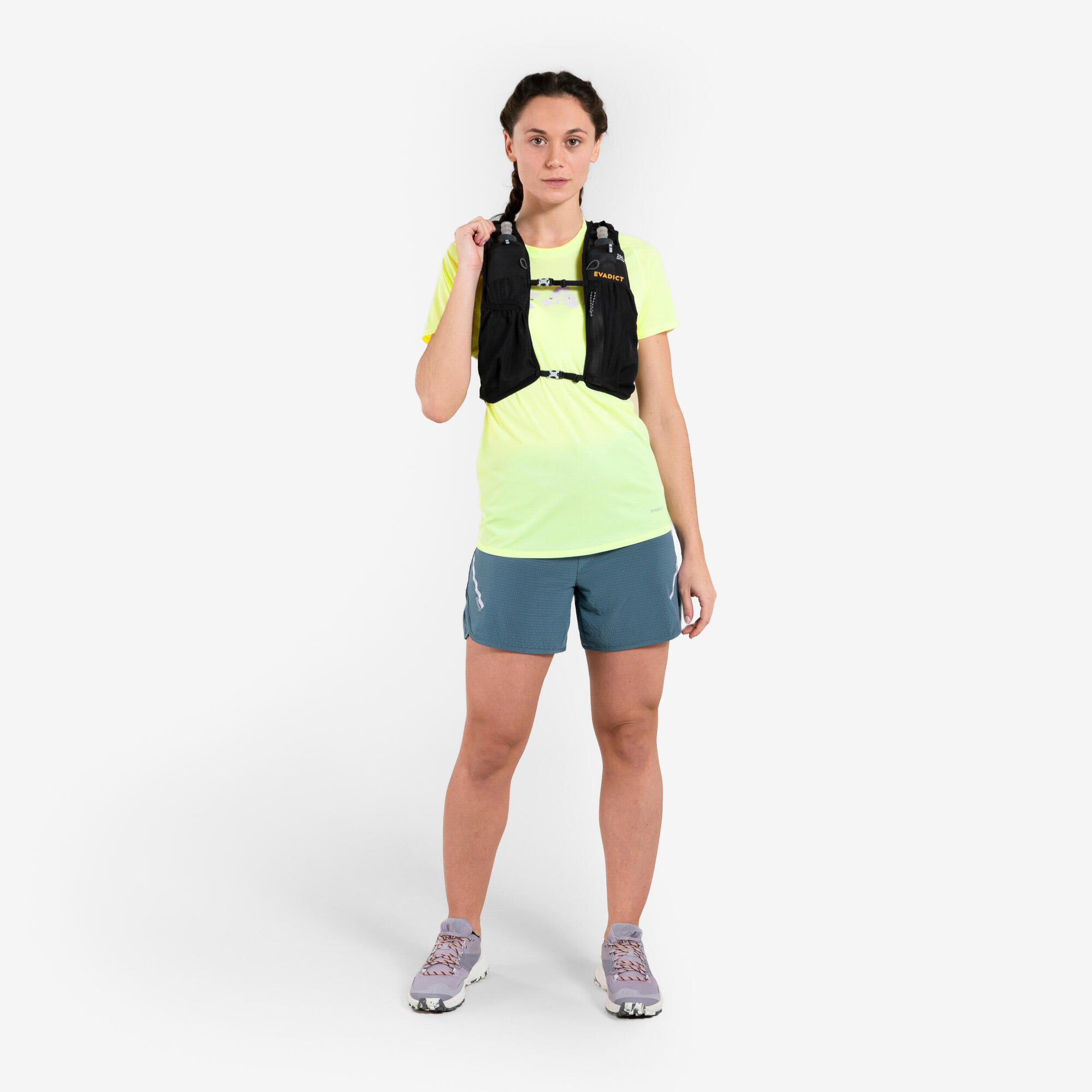 Kiprun 5L Trail Running Hydration Vest with 1L Water Bladder - Lightweight Hydration Pack for Hiking, Marathon & Outdoor Adventures