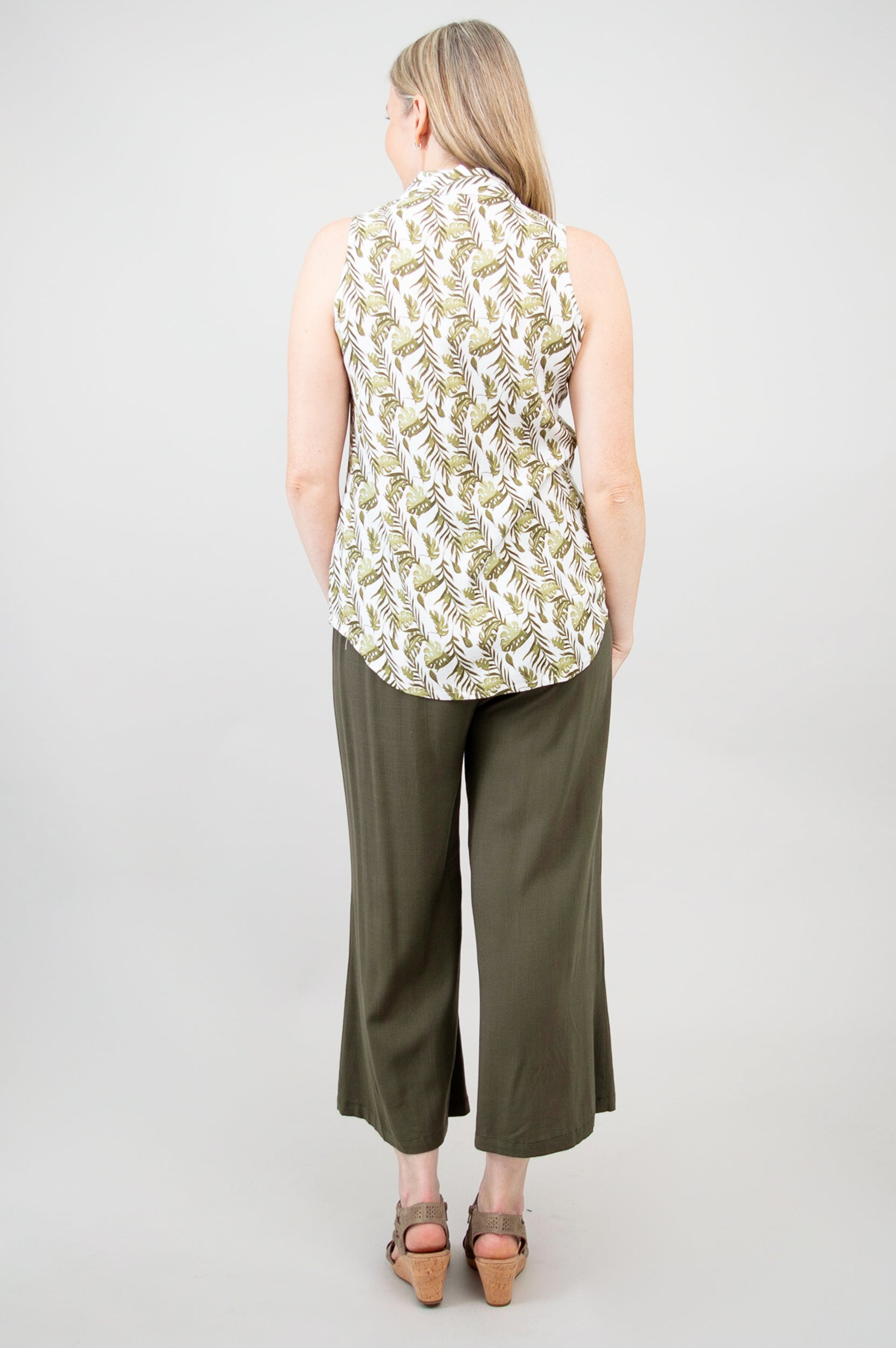 Breathable Linen Bamboo Hula Tank Top for Women - Summer Beach Vacation & Casual Wear | Final Sale