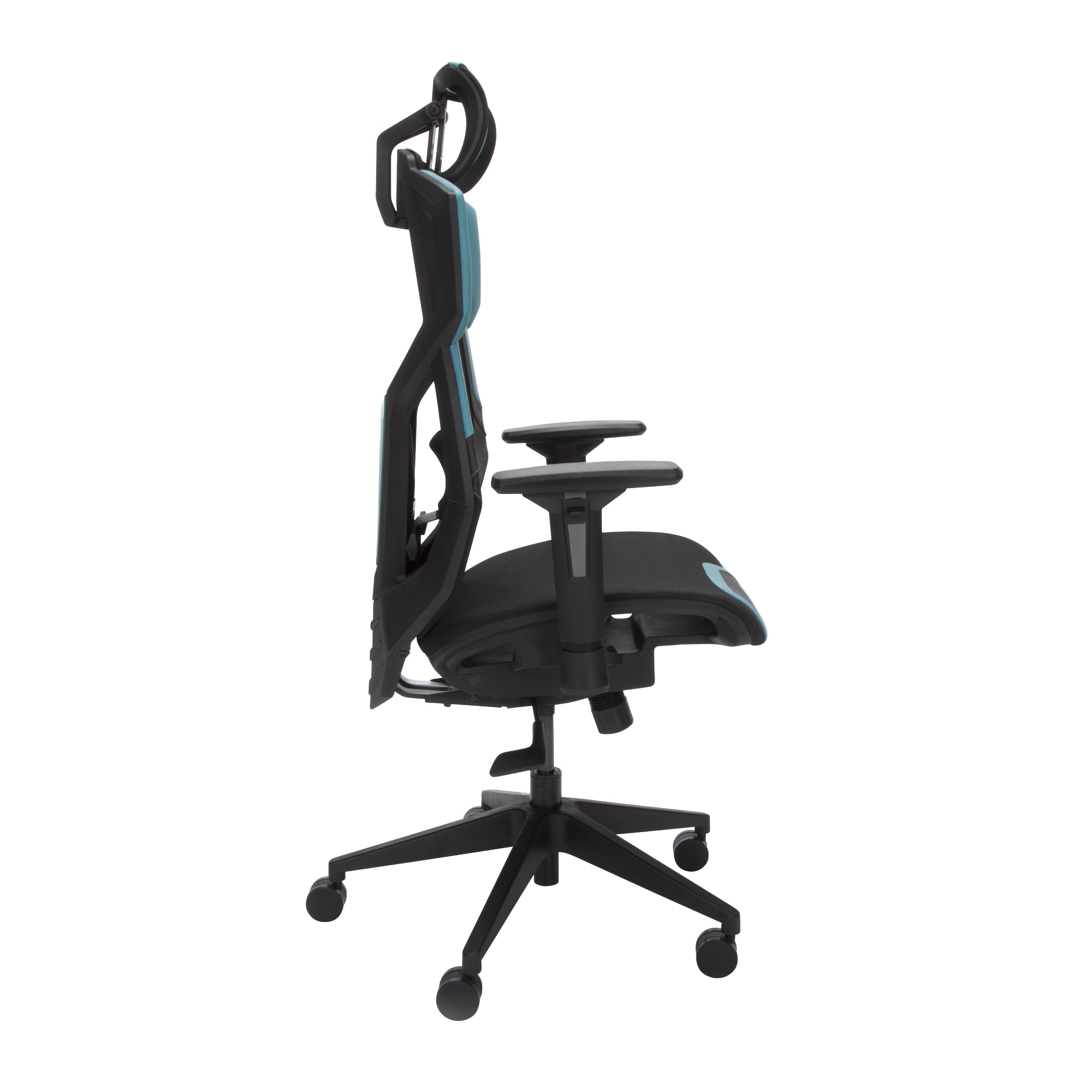 RESPAWN FLEXX Ergonomic Mesh Gaming Chair with Lumbar Support - Adjustable Recline, Tilt Tension & Armrests - 300lb Weight Capacity - Teal Office Chair for Computer Gaming, Work & Home Desk Setup