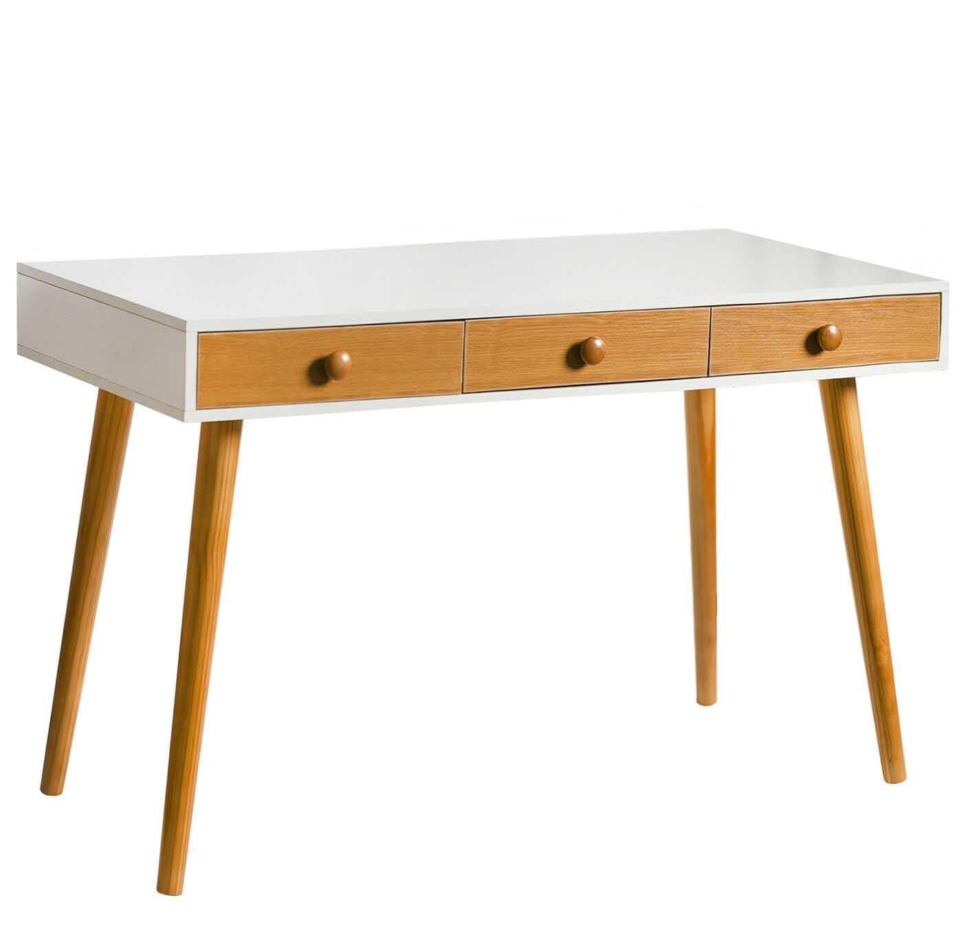 SverdlofG 3-Drawer White Makeup Vanity Table with Mirror - Portable Dressing Desk for Bedroom, Compact Vanity Set with Storage for Cosmetics & Jewelry | Perfect for Small Spaces, Home Salon & Beauty Routine
