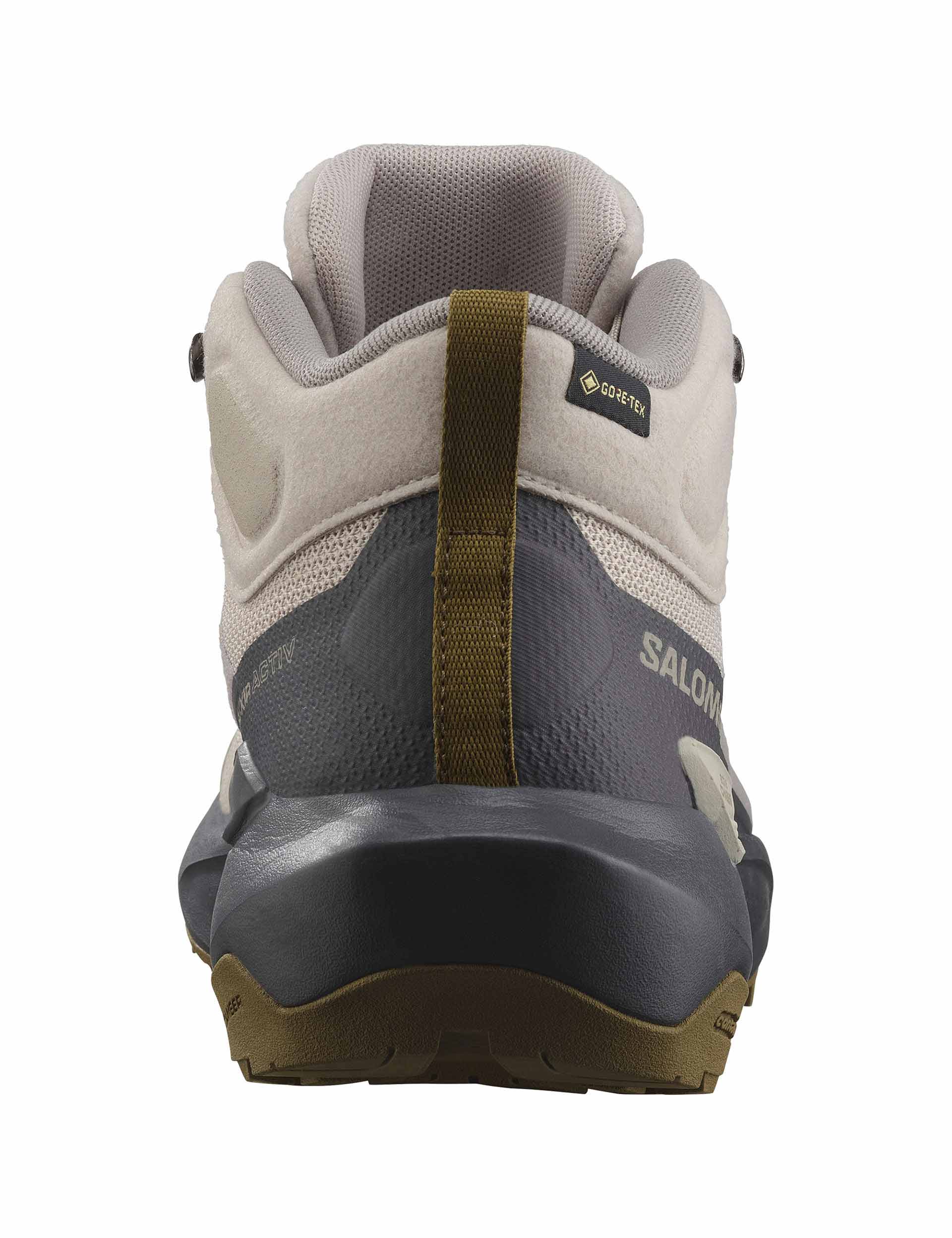 Elixir Activ Mid Gore-Tex Hiking Boots for Men - Waterproof & Breathable - Silver Cloud/Nine Iron/Gothic Olive - Perfect for Outdoor Adventures & Trail Running