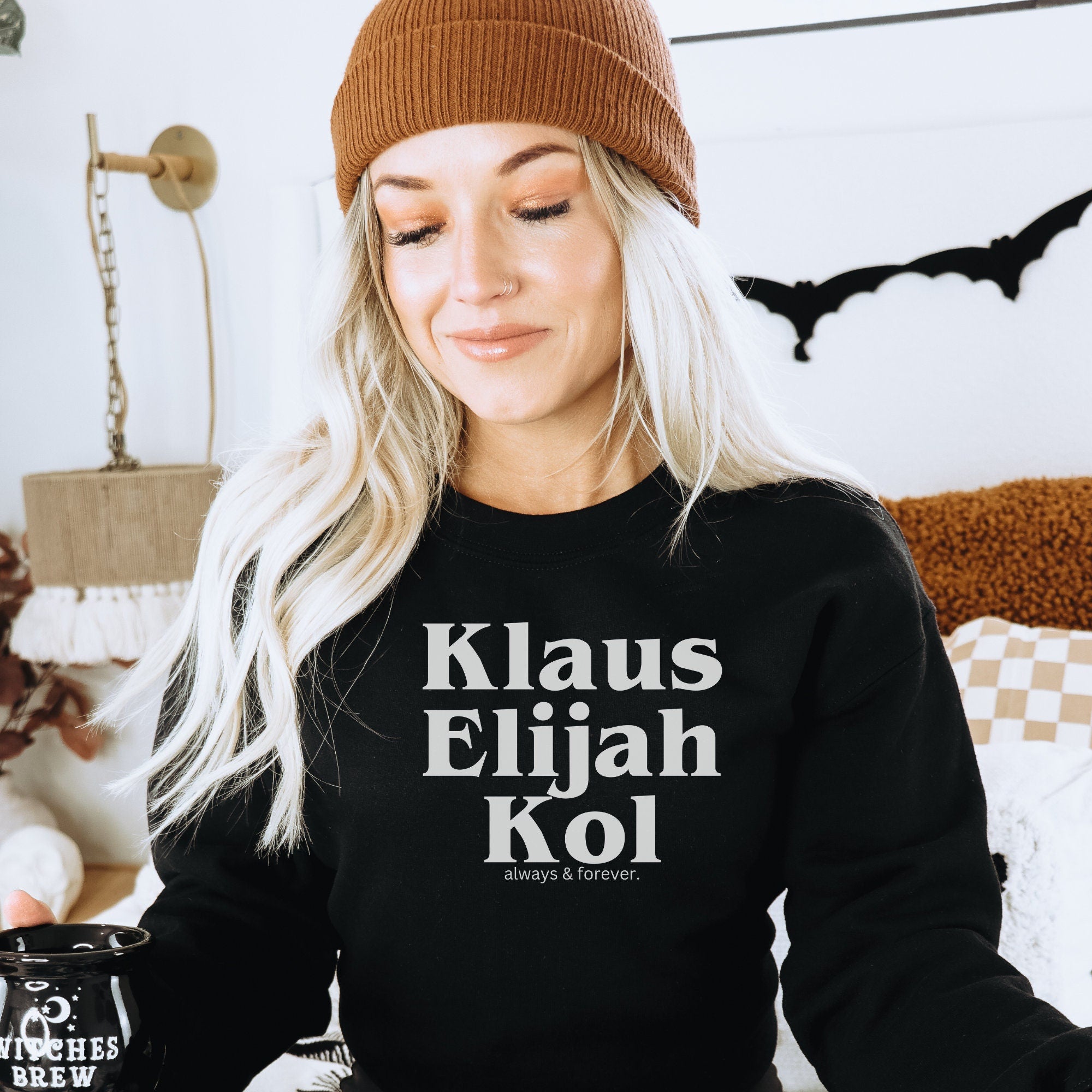 The Originals & TVD Sweatshirt - Klaus, Elijah, Kol Mikaelson Brothers Merch - Perfect Gift for Vampire Diaries Fans | Casual Wear & Fan Conventions