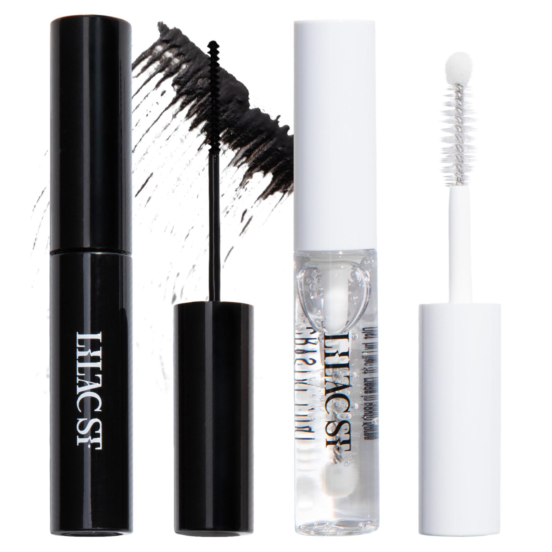 Lilac St - Eternal Bond Black Lash Glue & Lash Crystal Coat - Long Lasting Fast Drying Eyelash Adhesive - Waterproof Vegan Lash Sealant for Extended Wear, Reduces Stickiness & Keeps Lashes Clean - Perfect for Weddings, Parties & Daily Makeup Looks
