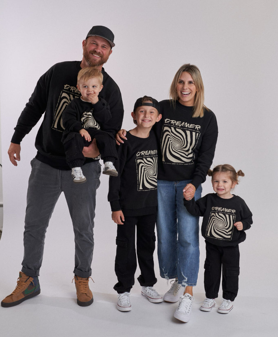 Goal Achiever Crewneck Sweatshirt - Black | Comfortable & Stylish Pullover for Men & Women | Perfect for Workouts, Casual Wear & Outdoor Activities