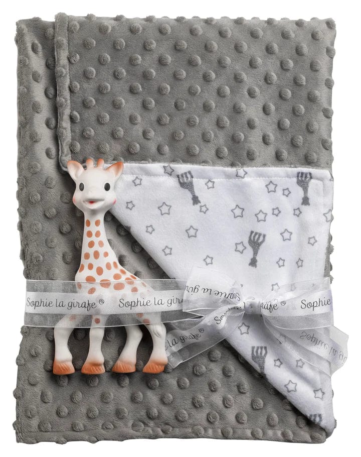 Sophie La Girafe Baby Blanket - Soft & Cuddly Plush Security Blanket for Newborns & Toddlers - Perfect for Nursery, Stroller & Travel Comfort