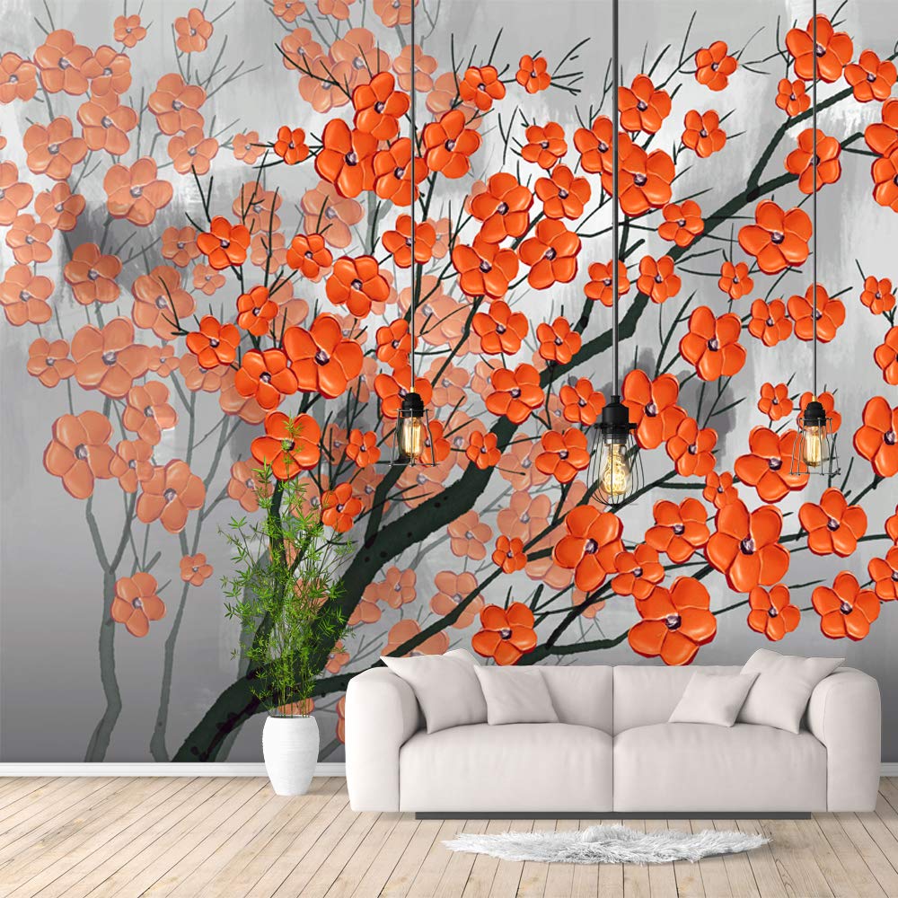 Abstract Great Tree Removable Wallpaper - Peel and Stick Wall Mural for Bedroom Decor (66x96 inches) | Perfect for Home, Office & Nursery Wall Covering