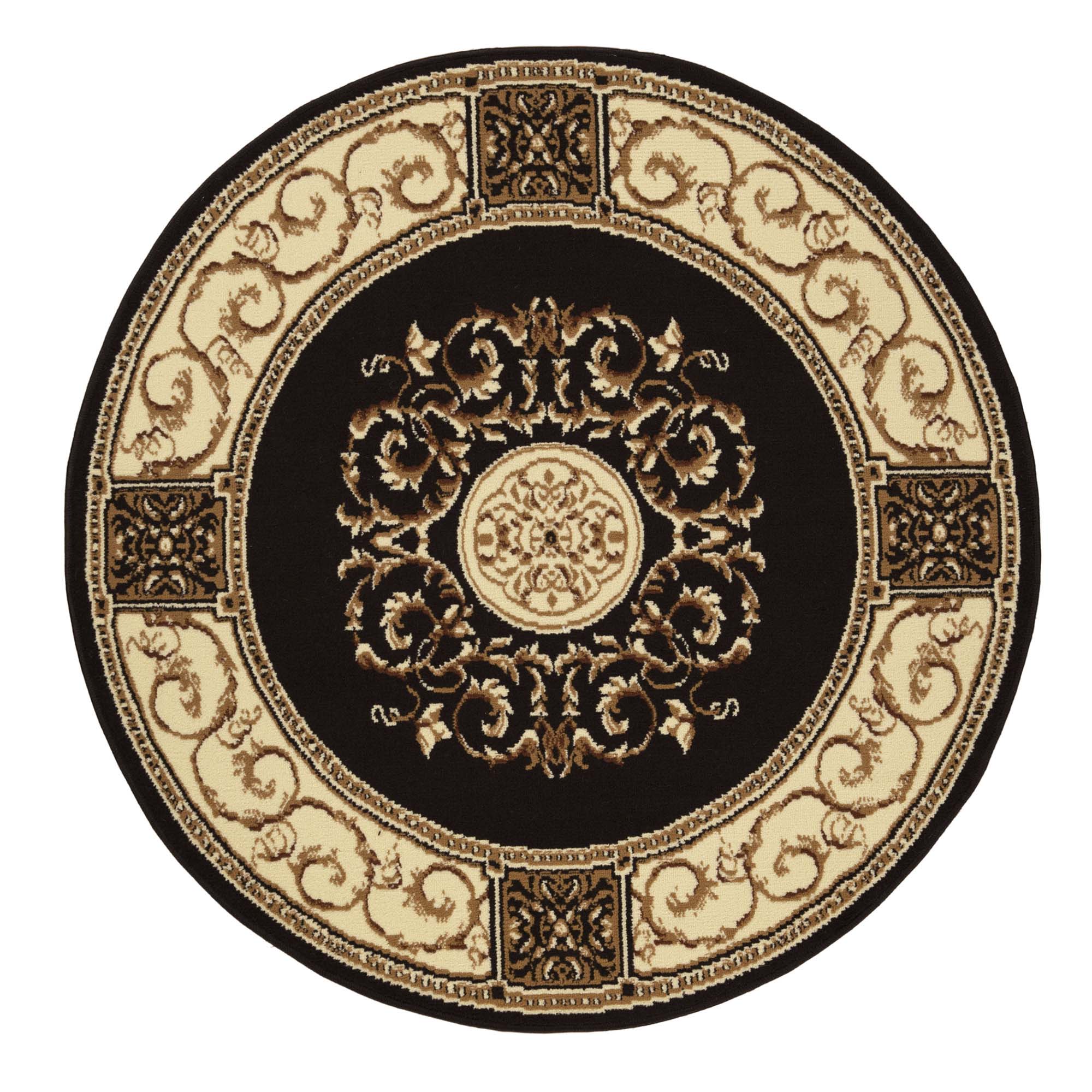 Large Medallion Modern Bohemian Indoor Area Rug or Runner - Perfect for Living Room, Bedroom & Boho Home Decor
