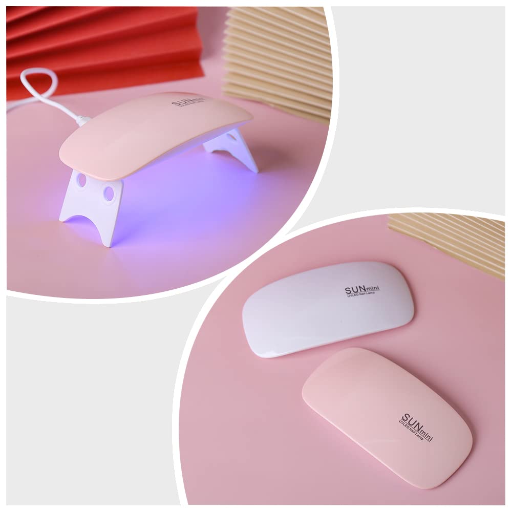 Portable Mini UV LED Nail Lamp - 6W Fast Drying Nail Gel Dryer for Manicure & Pedicure | Perfect for Home, Salon & Travel Nail Care
