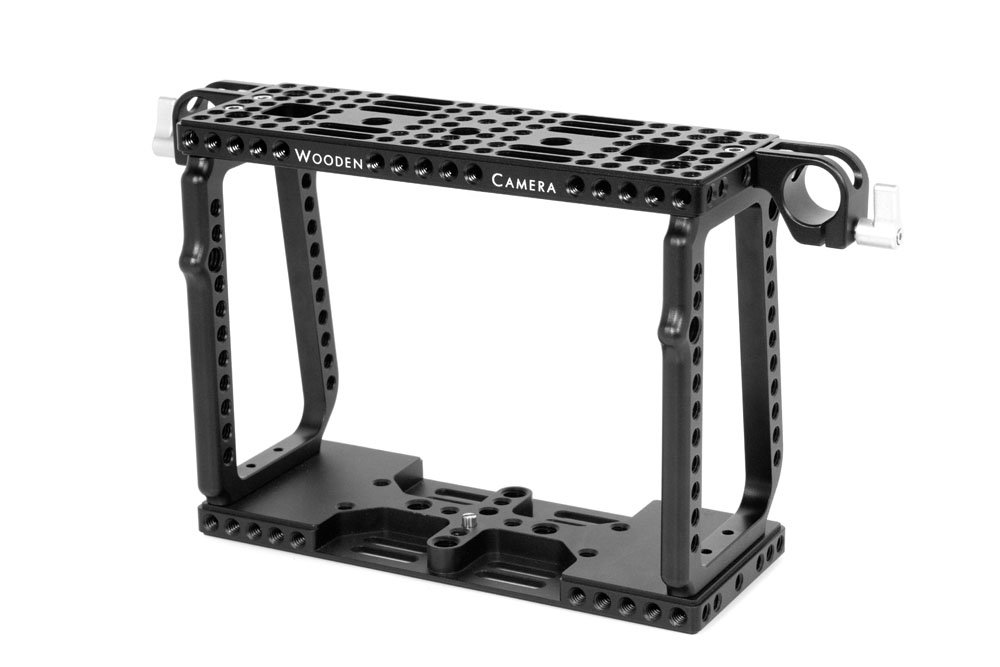19mm Wooden Camera Cage Rod Clamp - Durable DSLR Rig Accessory for Filmmaking & Photography