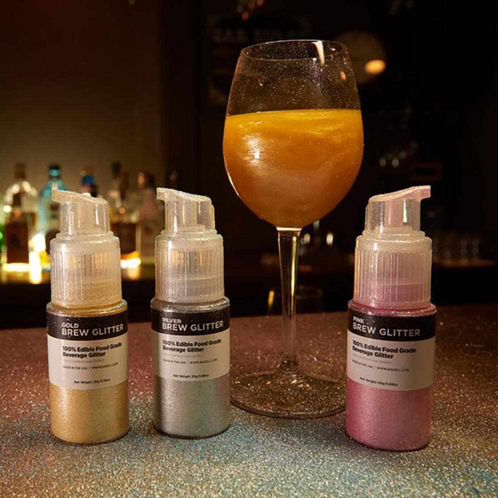 Craft Beer Brewing Kit - Glitter Spray Pump Combo Pack (4-Piece Set) for Homebrewing & Beer Festivals | Perfect for DIY Beer Making & Party Decorations