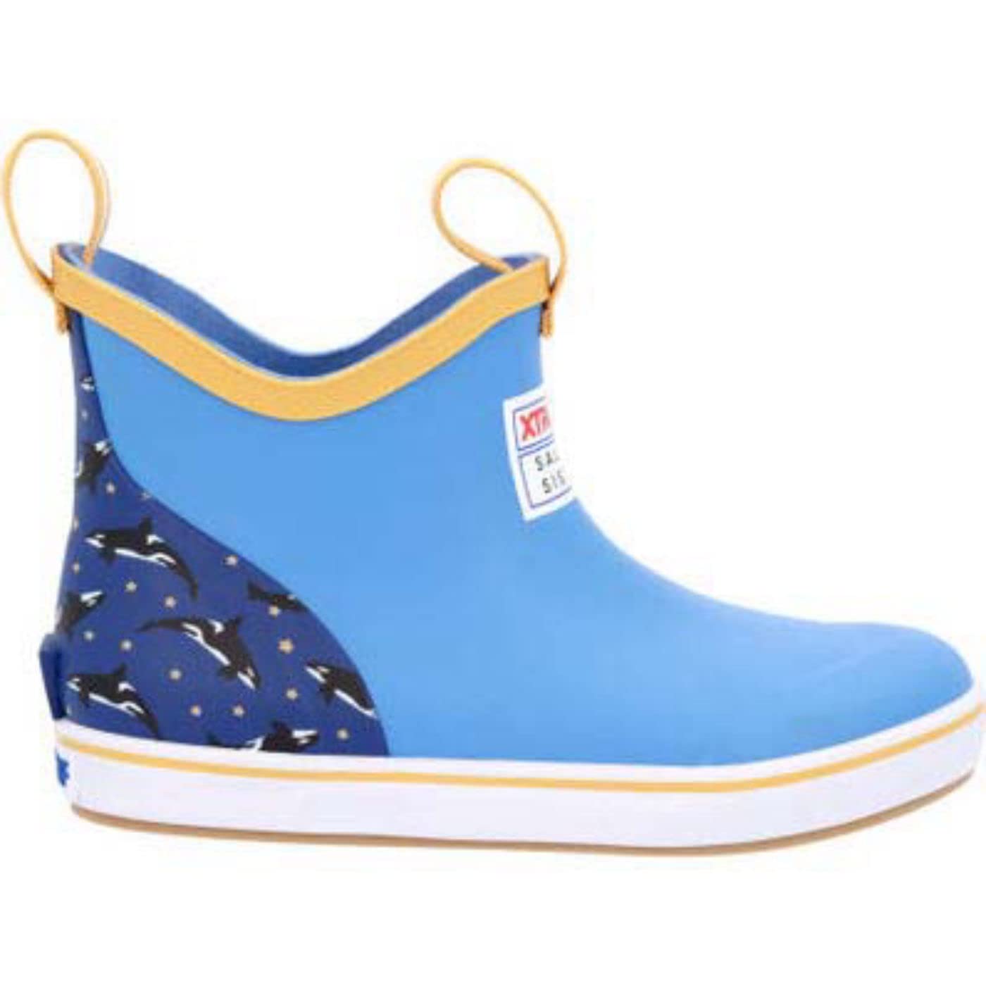 Xtratuf Kids Ankle Deck Boots - Waterproof Non-Slip Fishing Boots for Boys & Girls - Perfect for Outdoor Adventures, Beach, and Rainy Days