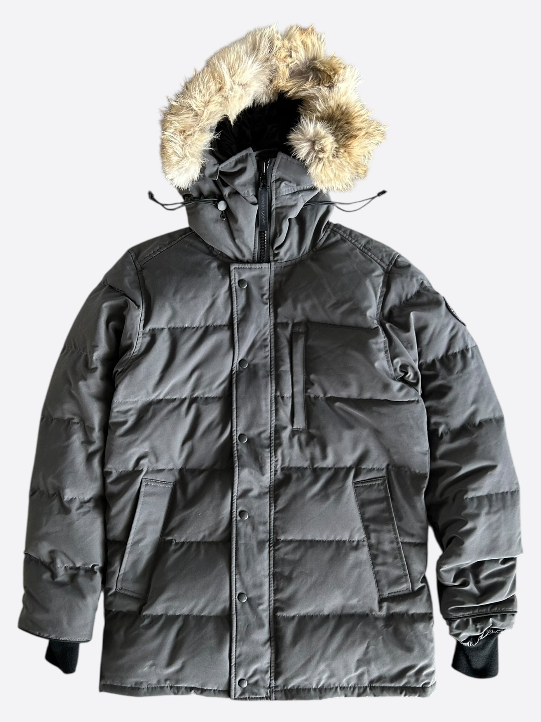 Canada Goose Graphite Carson Black Label Men's Jacket - Premium Winter Coat for Extreme Cold Weather, Waterproof & Windproof, Urban & Outdoor Activities