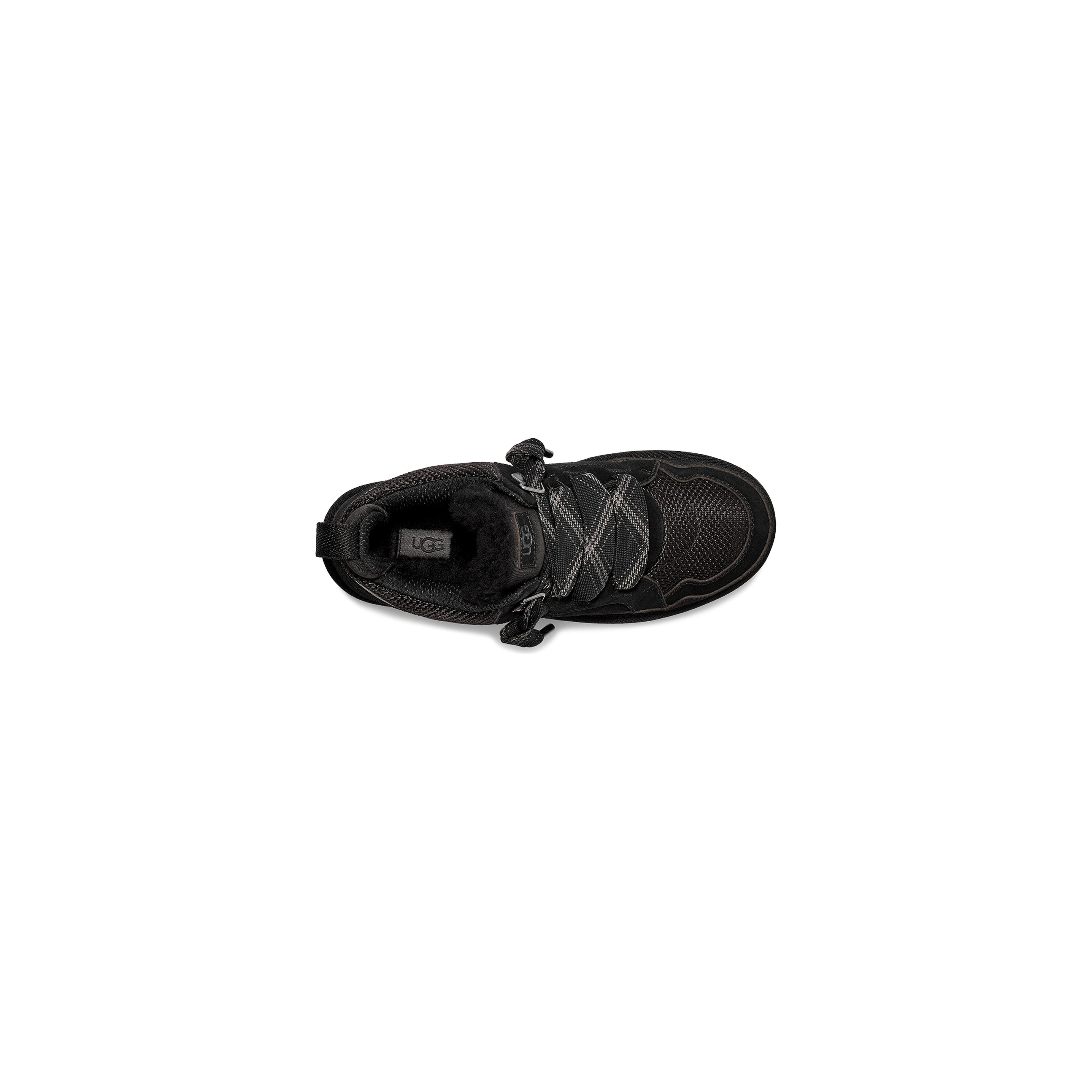 UGG Kid's Lowmel Black Boots with Jason Markk Repel - Waterproof & Stain-Resistant Winter Shoes for Boys & Girls - Perfect for Snow, Rain & Outdoor Play