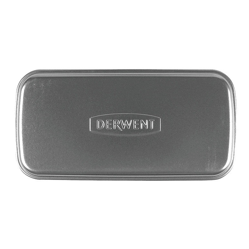 Derwent Double Layer Pencil Tin - Premium Art Storage for Colored Pencils & Drawing Supplies - Perfect for Artists, Students & Sketching Enthusiasts