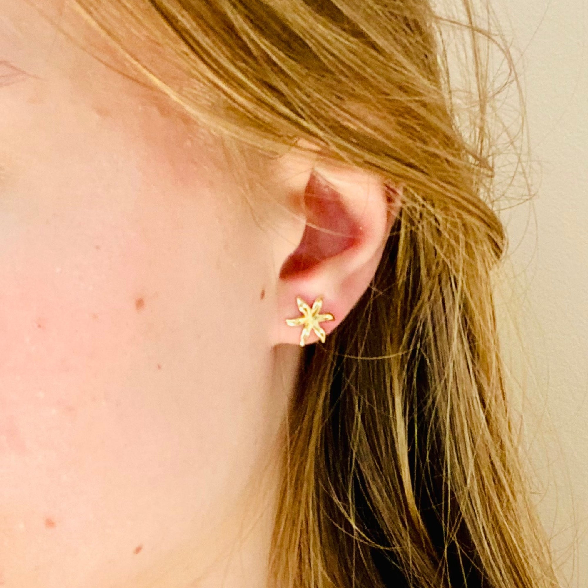 Golden Star Tessa Earrings for Women - Elegant Dangle Earrings for Party, Wedding & Everyday Wear