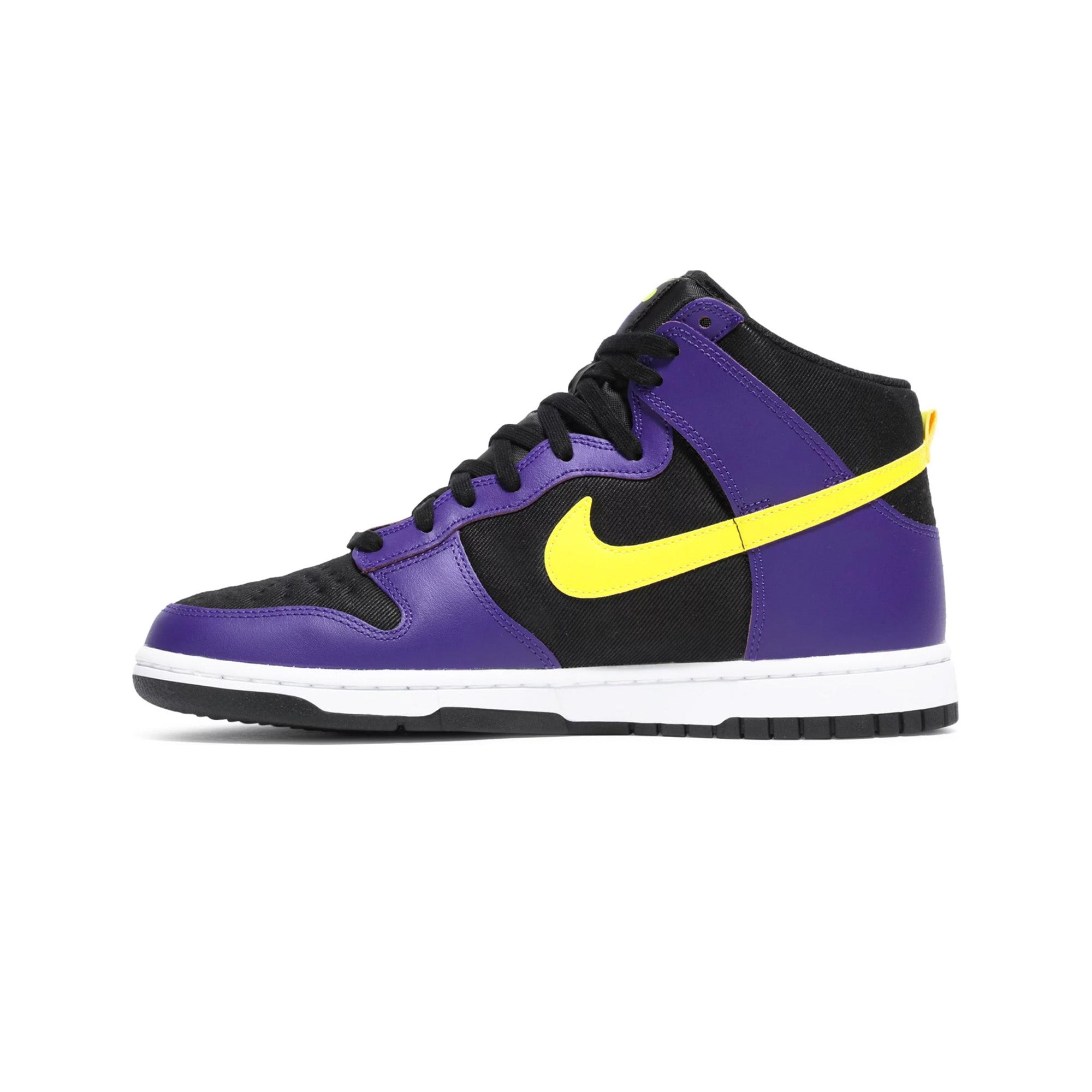 Nike Dunk High 'EMB Lakers' Basketball Shoes - Men's Retro Sneakers for Streetwear & Casual Style | Perfect for Basketball Games, Sneaker Collecting & Urban Fashion