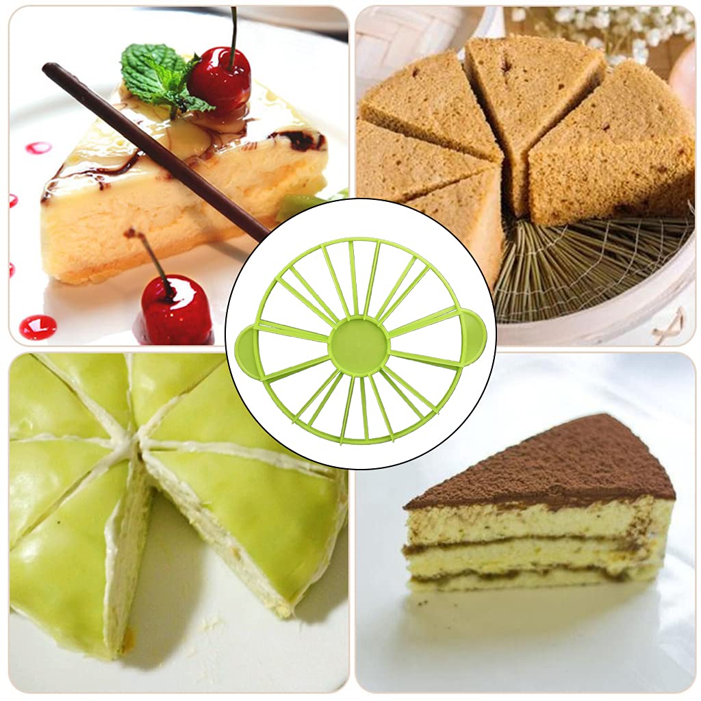 10/12 Pie Cake Slicer - Equal Portion Cutter for Bread, Cake, and Pastries - Baking Tool with Portion Marker for Perfect Slices - Ideal for Weddings, Parties, and Home Baking