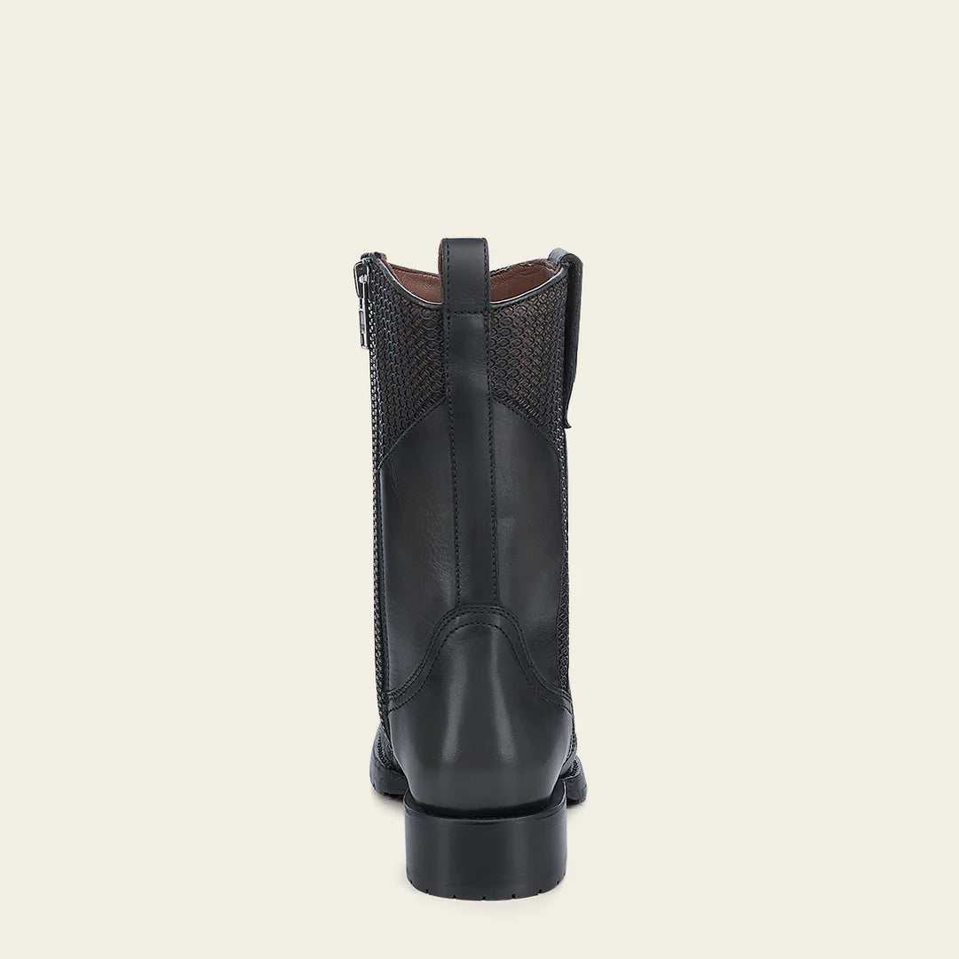 1J3HTC Men's Cuadra Oxford Dress Cowboy Boots - Genuine Leather Bull Neck Western Boots for Riding, Country Style & Casual Wear