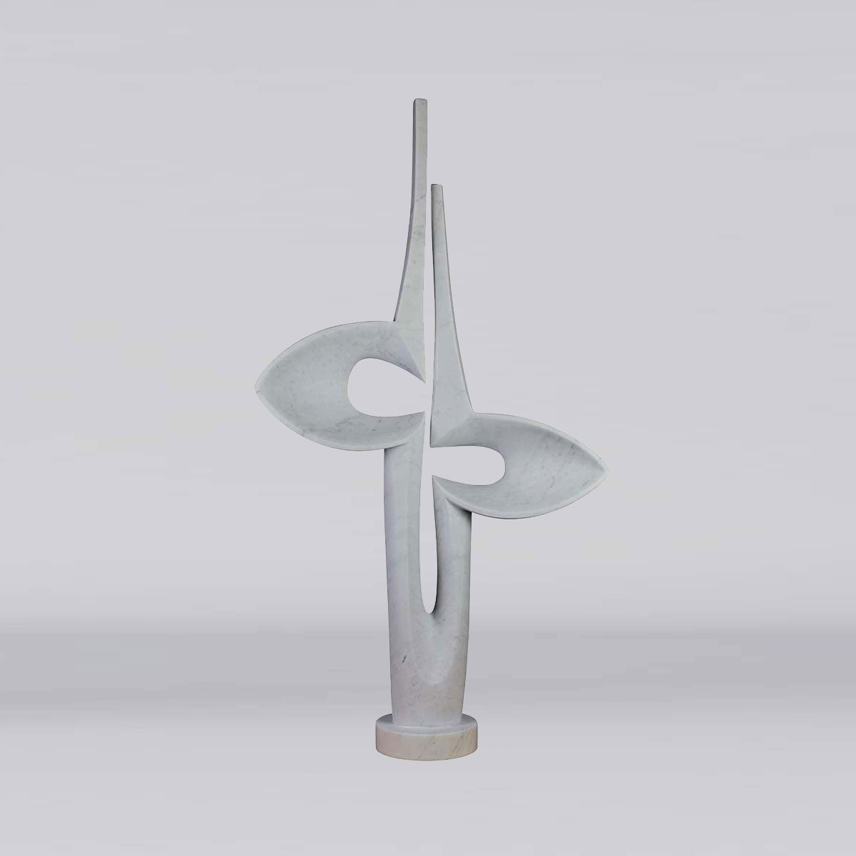 Elegant Carrara Marble Sailboat Sculpture - Handcrafted Home Decor for Living Room, Office & Gifts | Perfect for Coastal, Nautical & Modern Interior Design