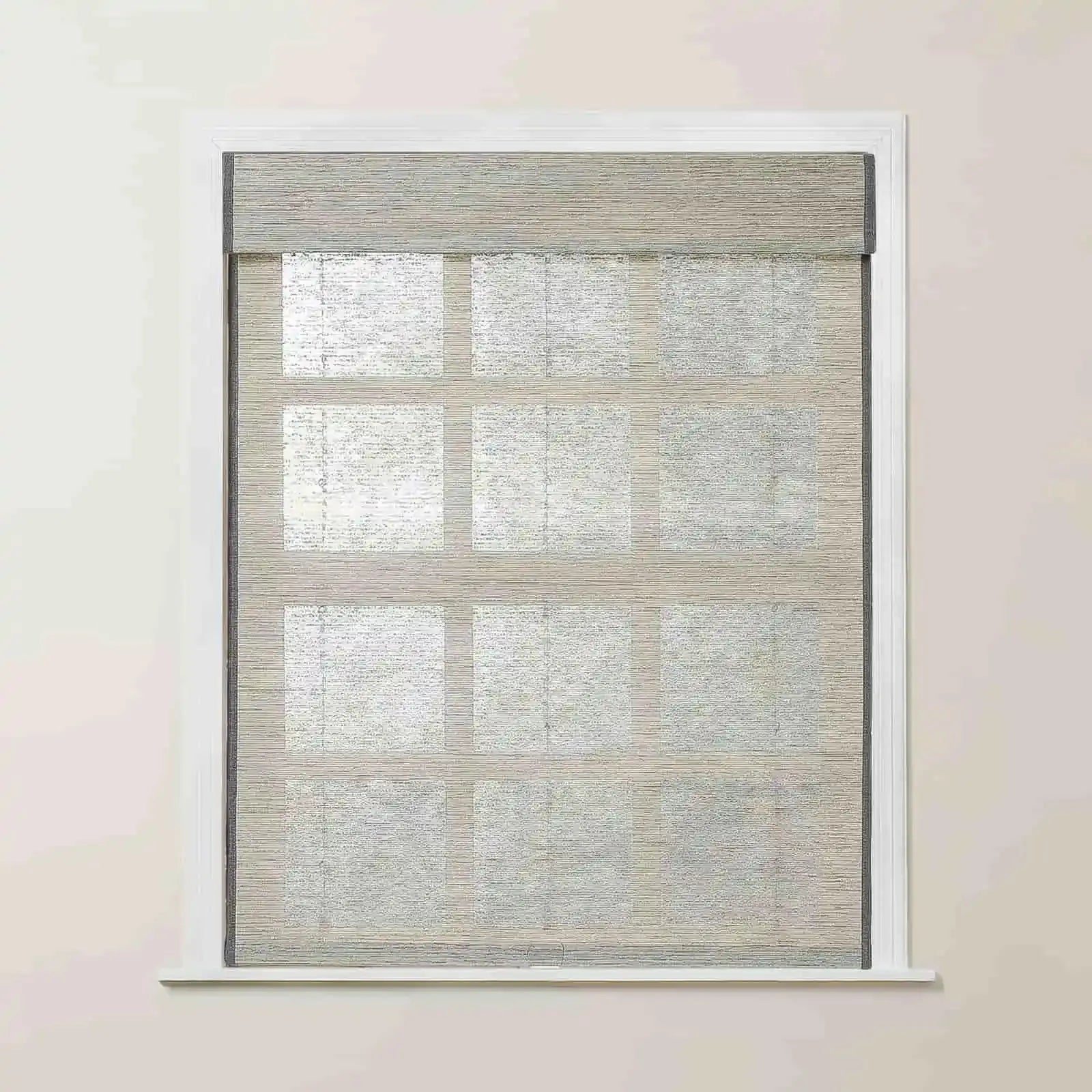 Rae Natural Kenaf Woven Wood Window Shades - Light Khaki | Eco-Friendly Bamboo Blinds for Living Room & Bedroom